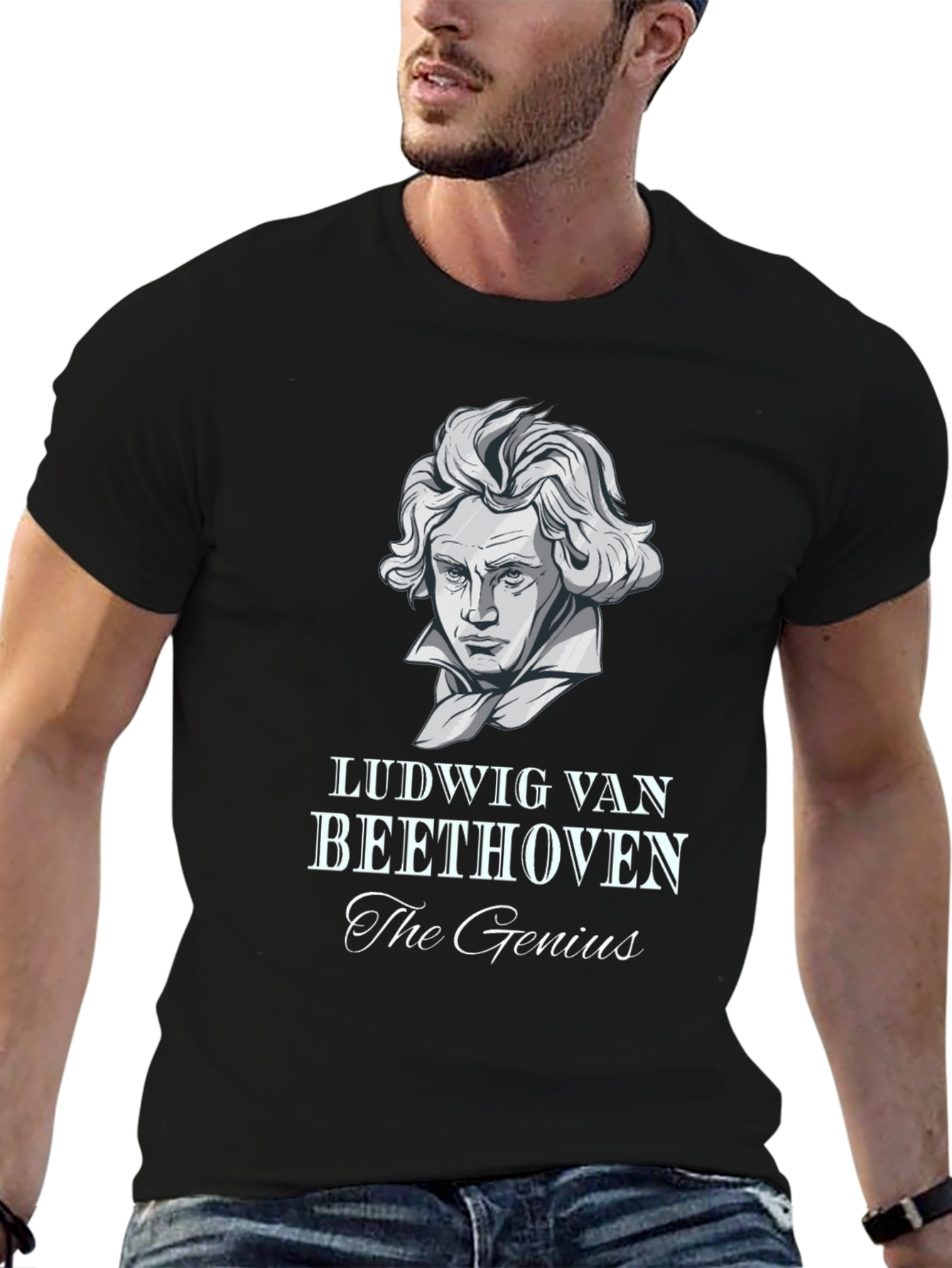 Ludwig van Beethoven Graphic Tee - The Genius T-Shirt