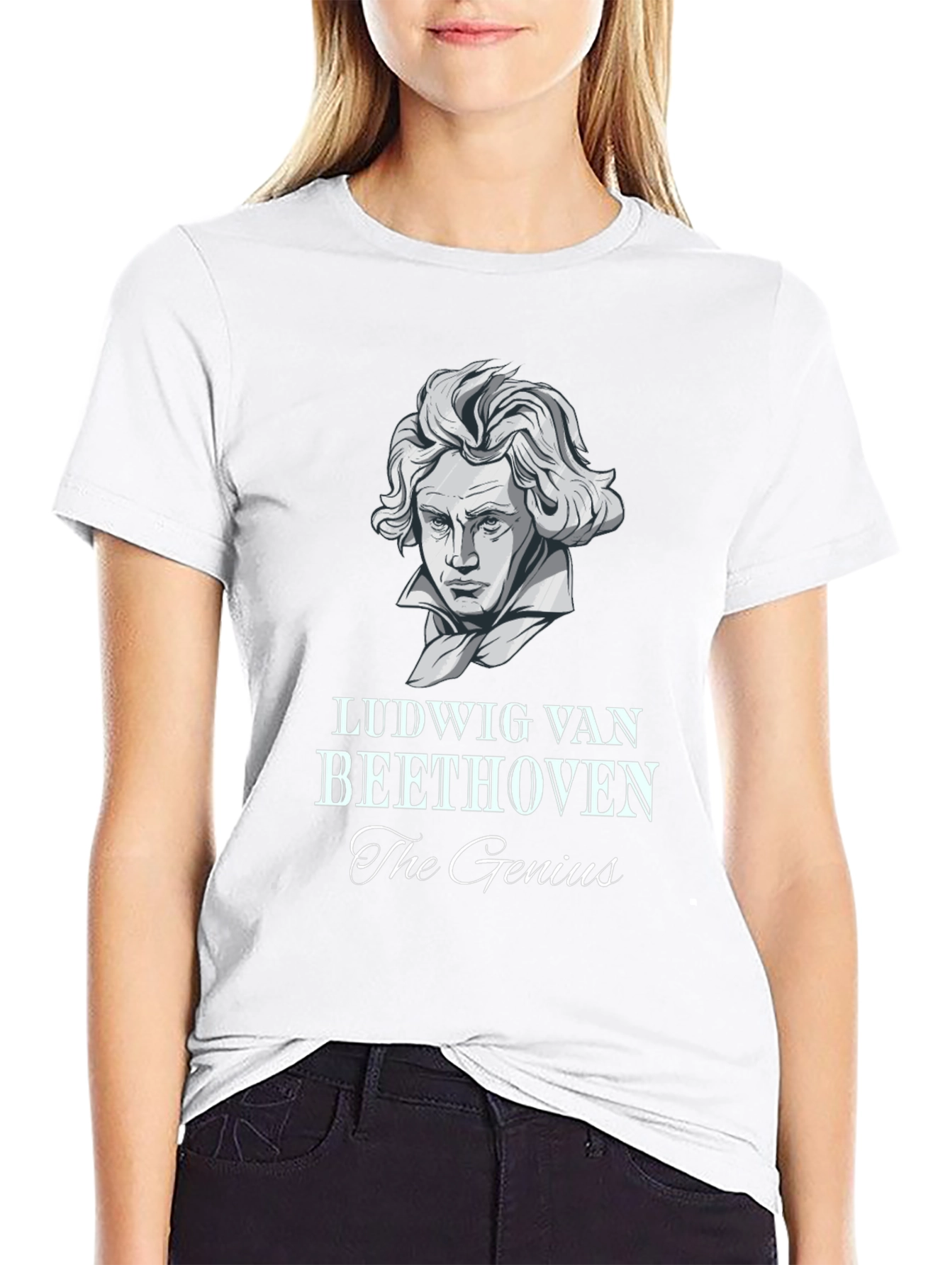 Ludwig van Beethoven Graphic Tee - The Genius T-Shirt