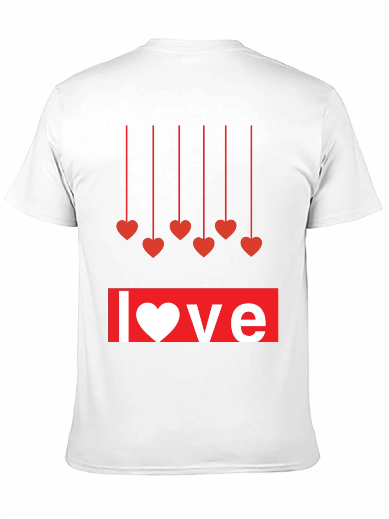 Love Heartstrings Graphic Tee - Black