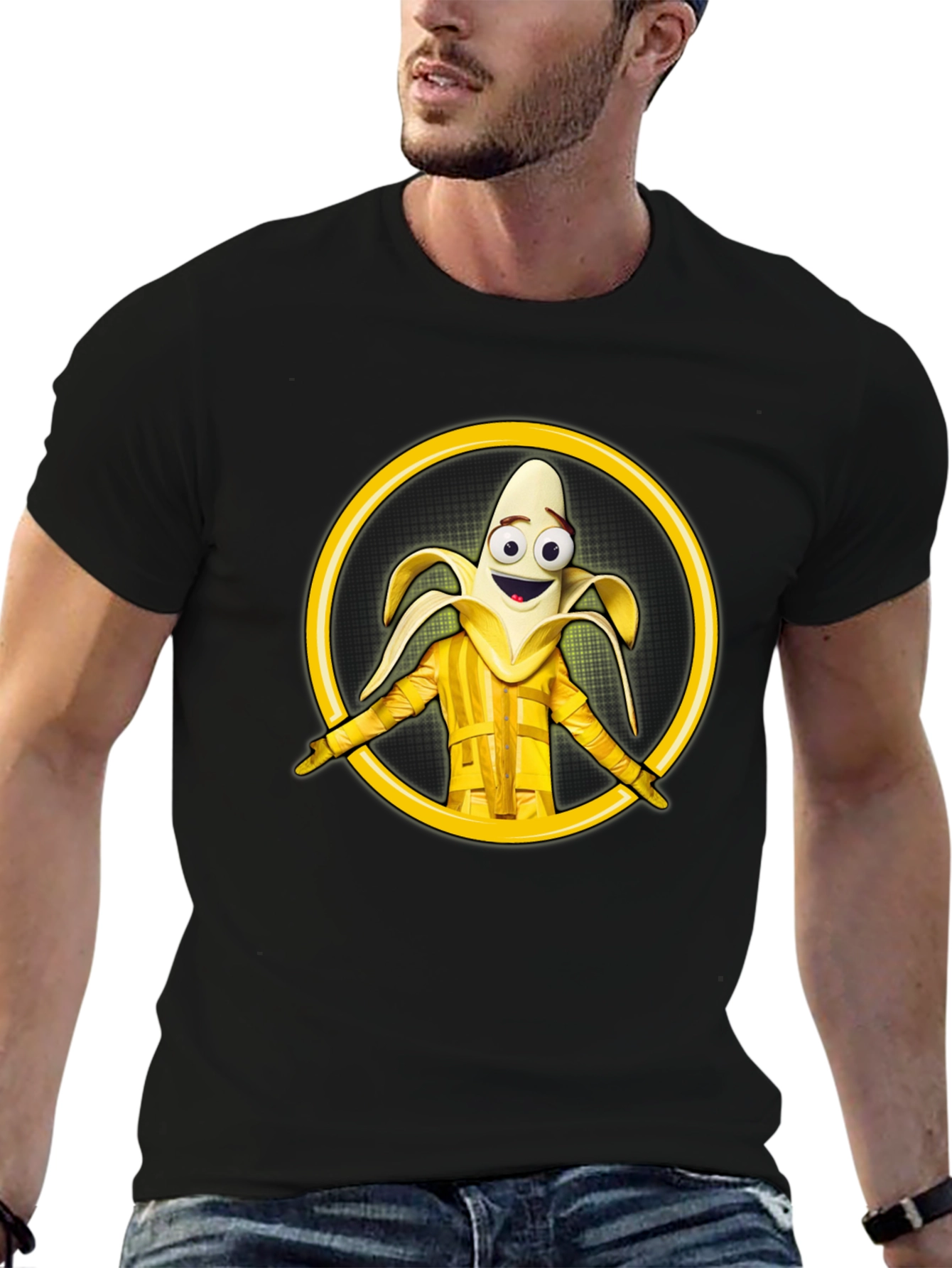Banana Character Graphic T-Shirt