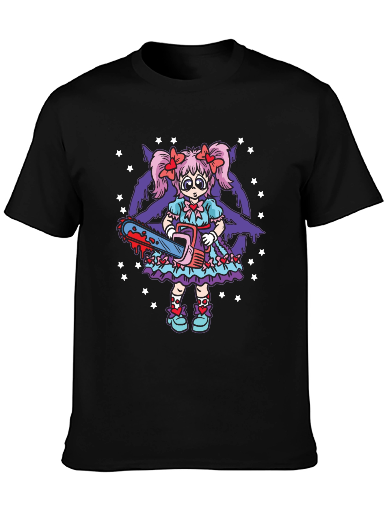 Creepy Cute Chainsaw Doll Graphic Tee