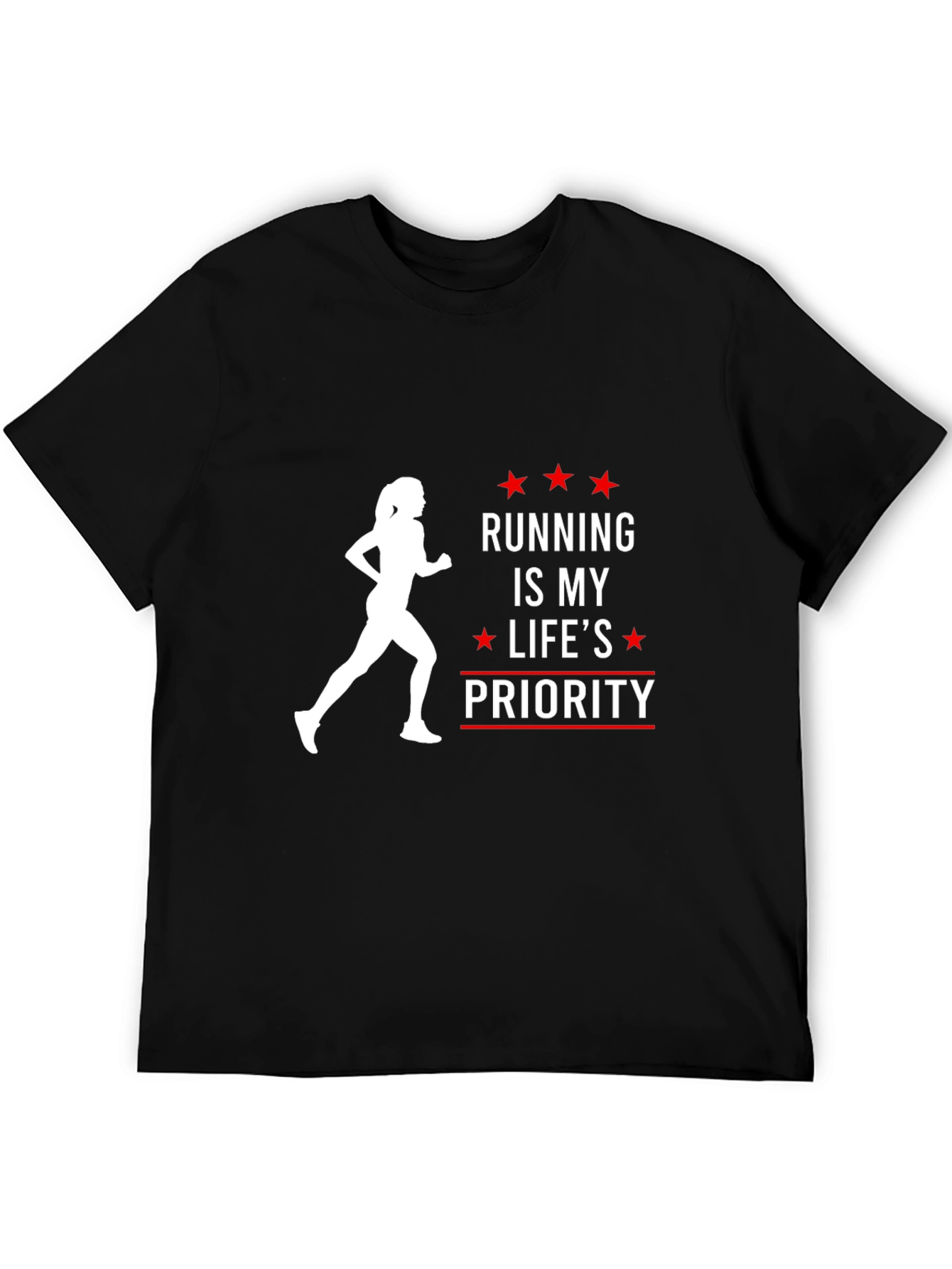 Running is My Life Priority T-Shirt