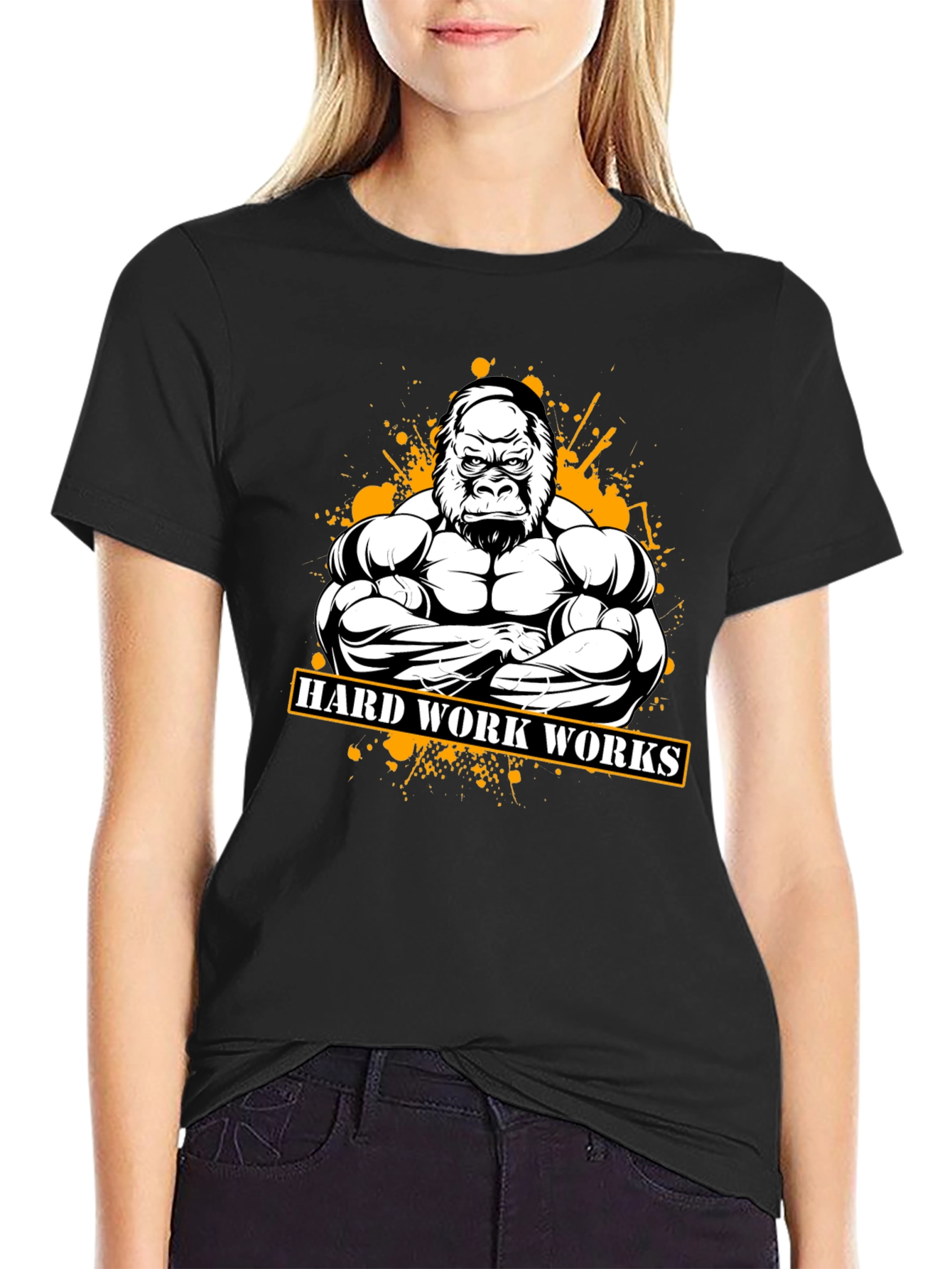 Hard Work Gorilla Graphic Tee