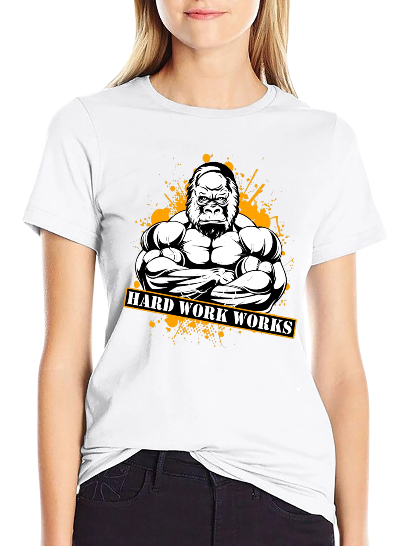 Hard Work Gorilla Graphic Tee