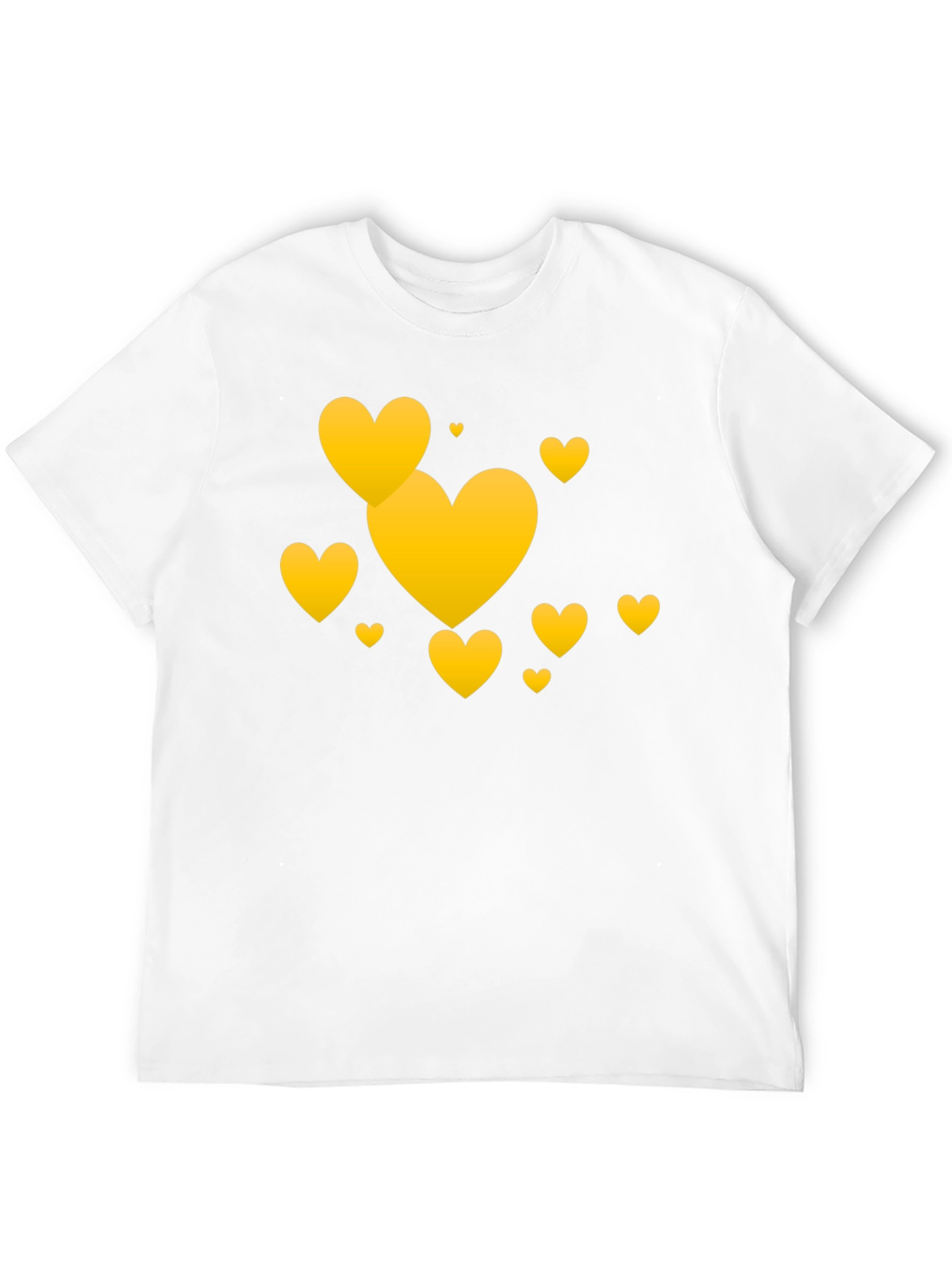 Heart Graphic Tee - Black Casual Comfort