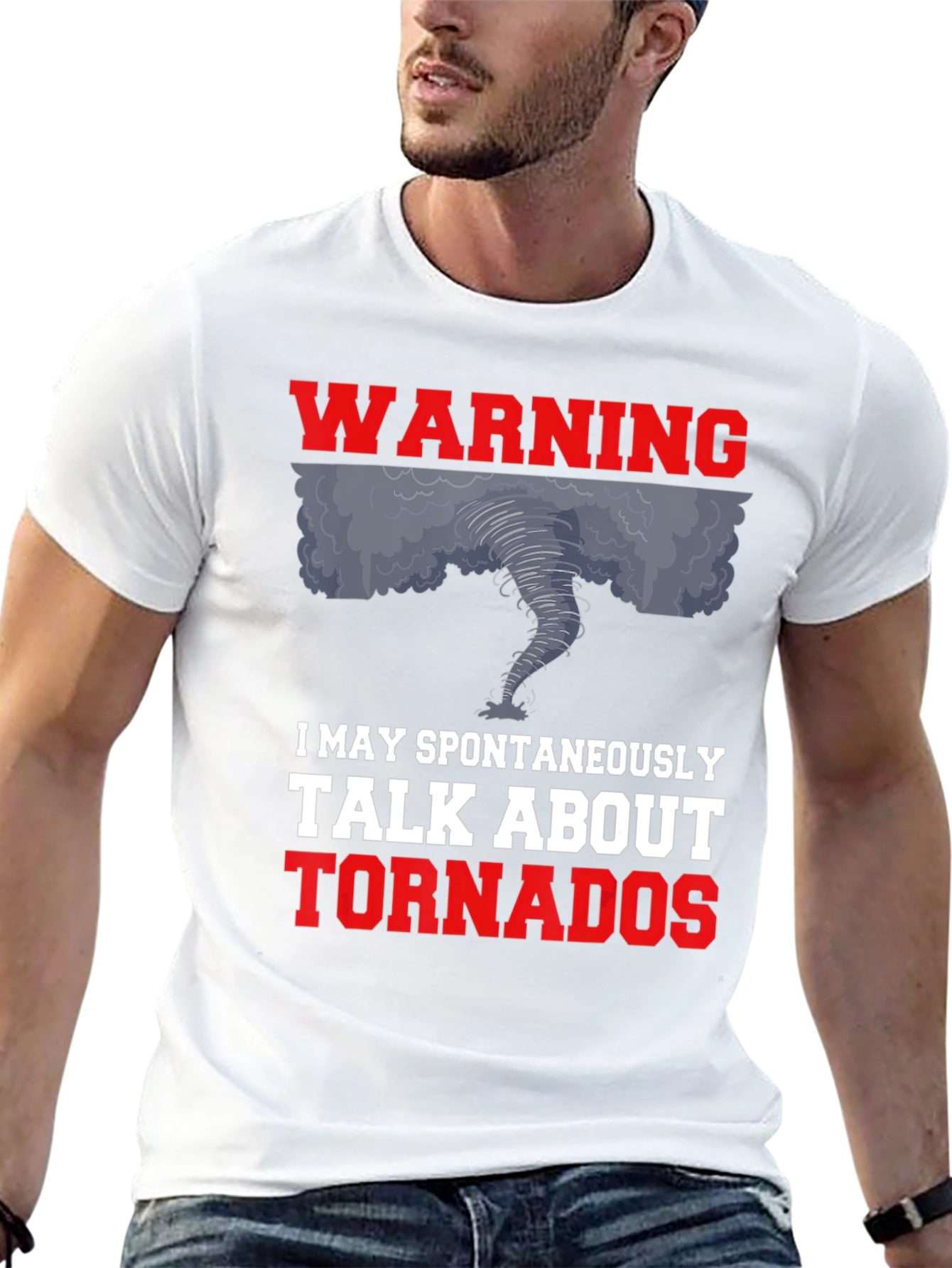 Warning: I May Talk About Tornadoes Graphic Tee