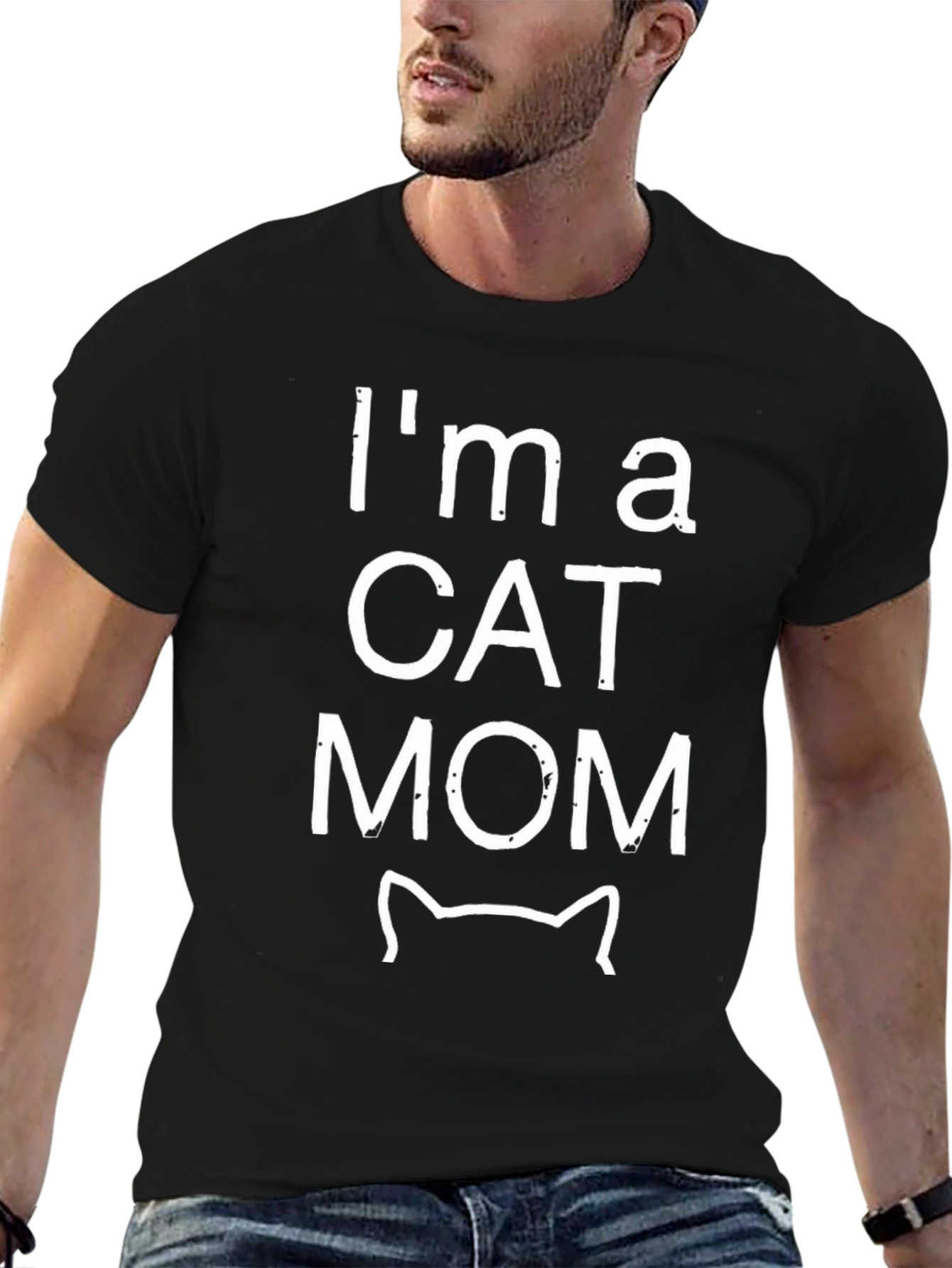 Im a Cat Mom Graphic T-Shirt