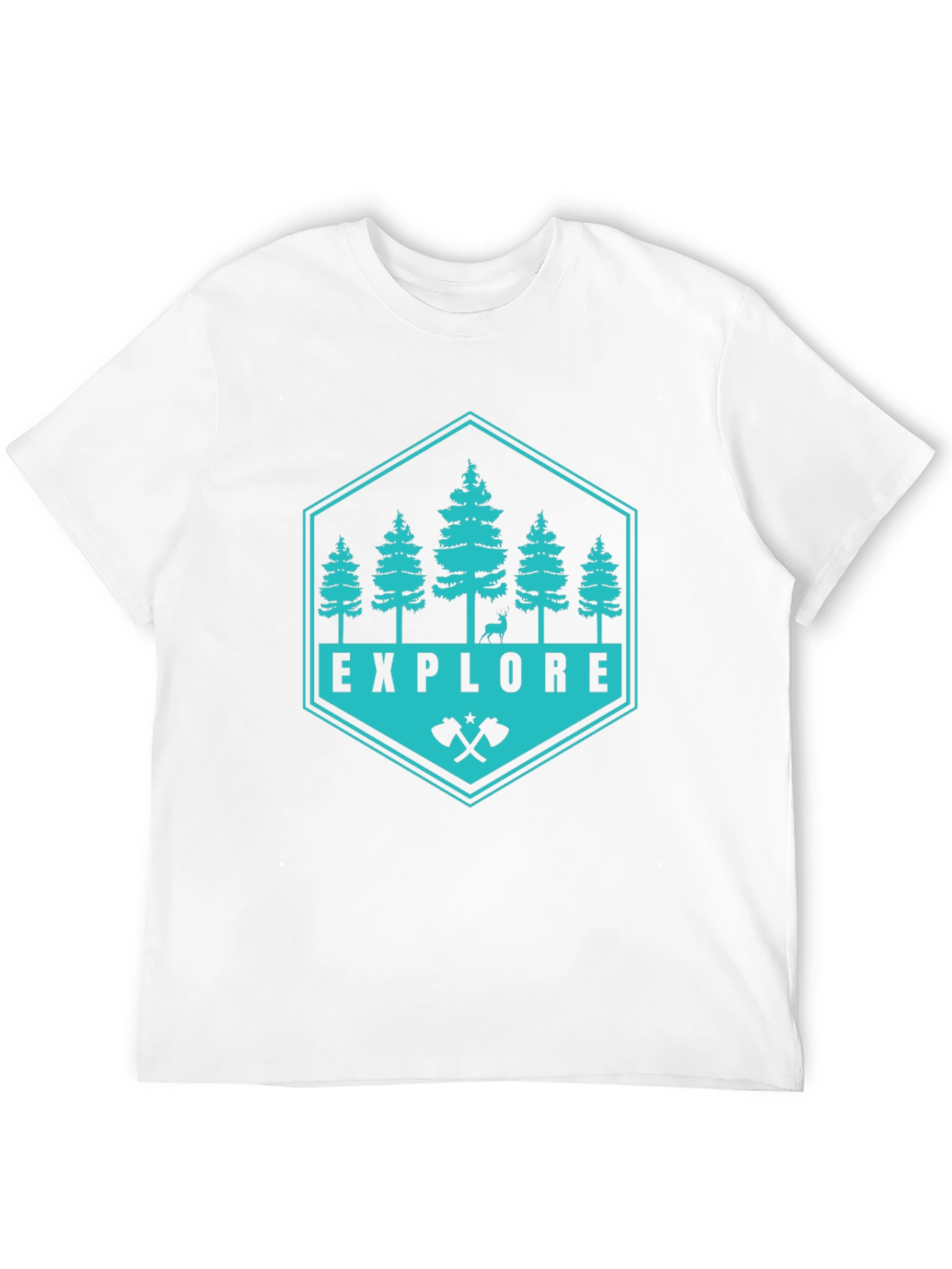 Explore Nature Graphic Tee - Black Adventure Shirt