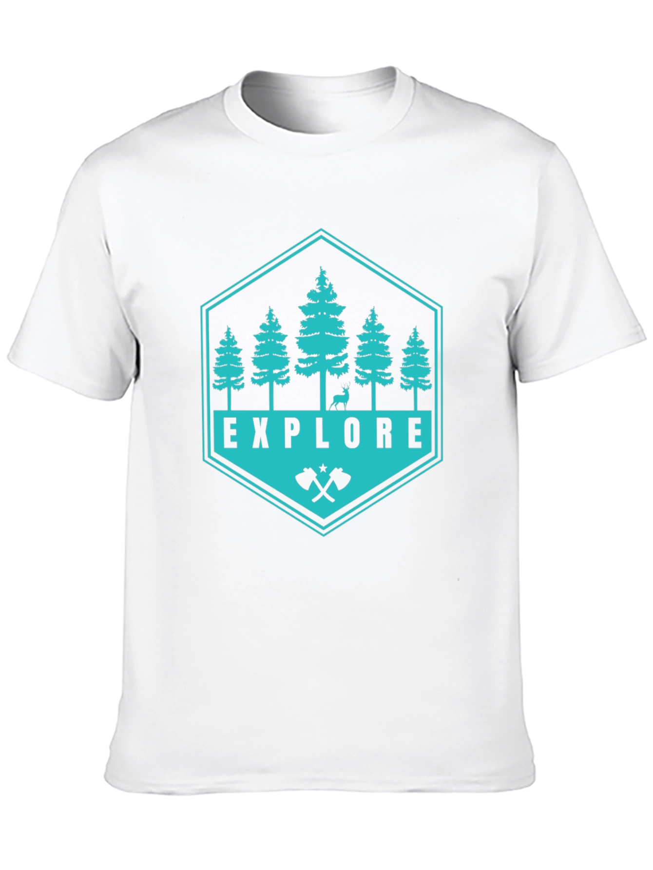 Explore Nature Graphic Tee - Black Adventure Shirt