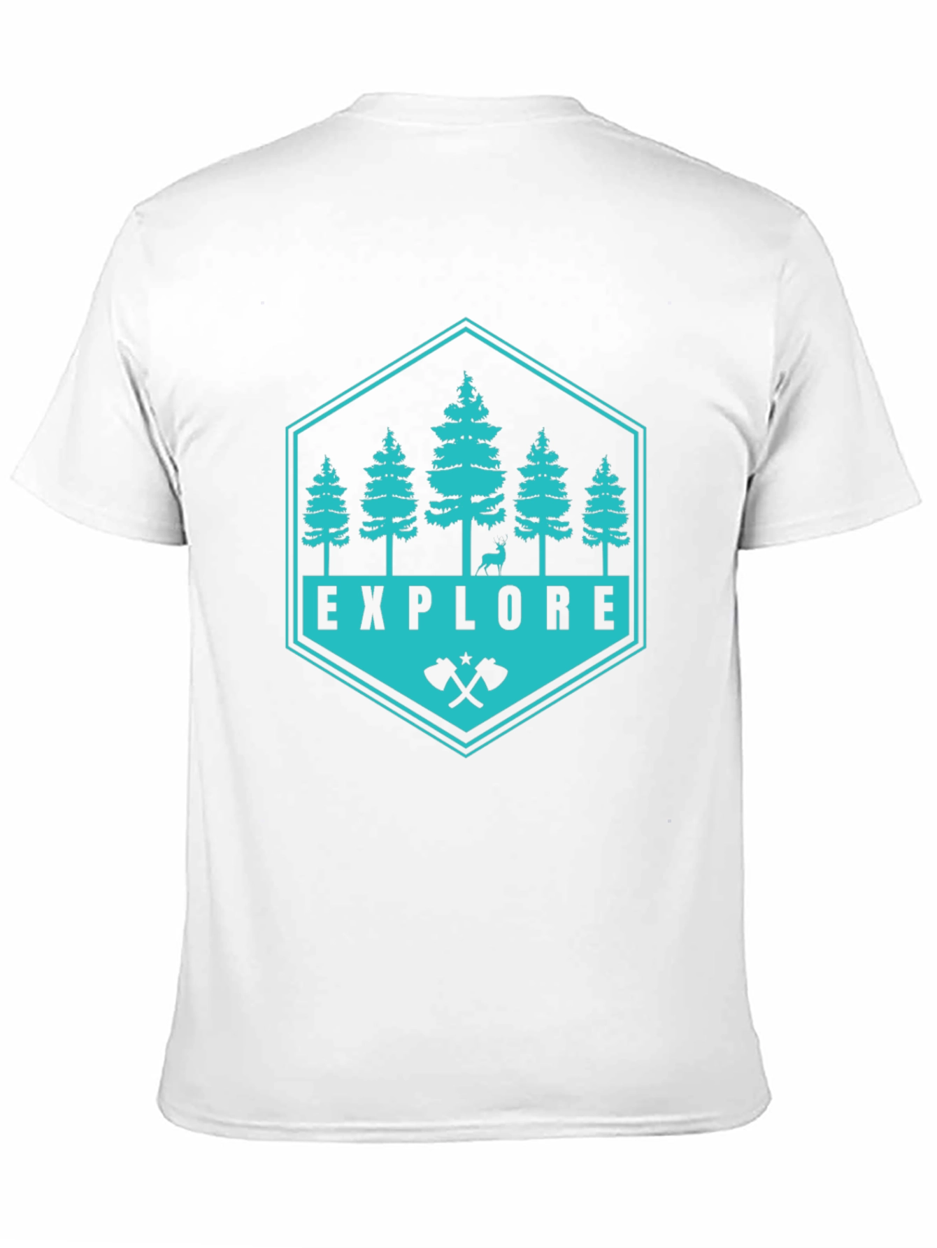 Explore Nature Graphic Tee - Black Adventure Shirt