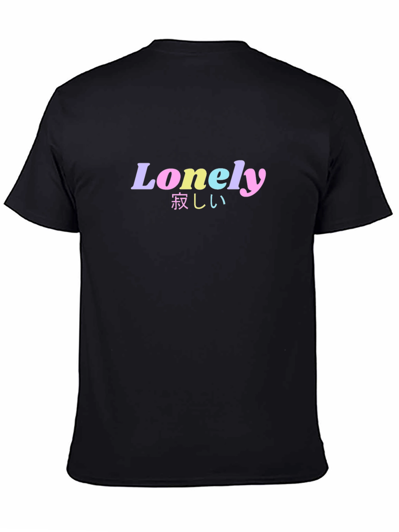 Lonely Graphic Tee - Black T-Shirt