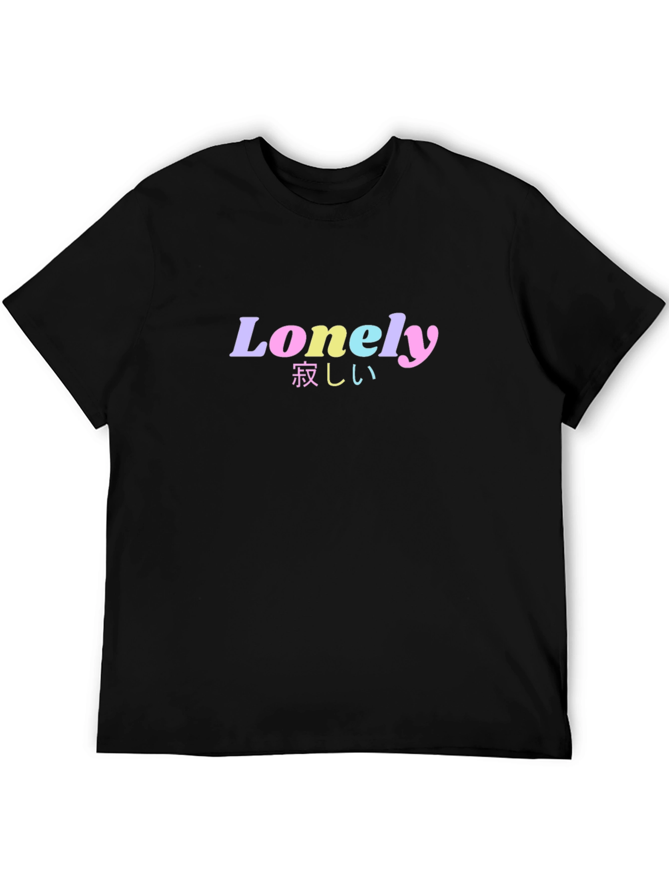 Lonely Graphic Tee - Black T-Shirt