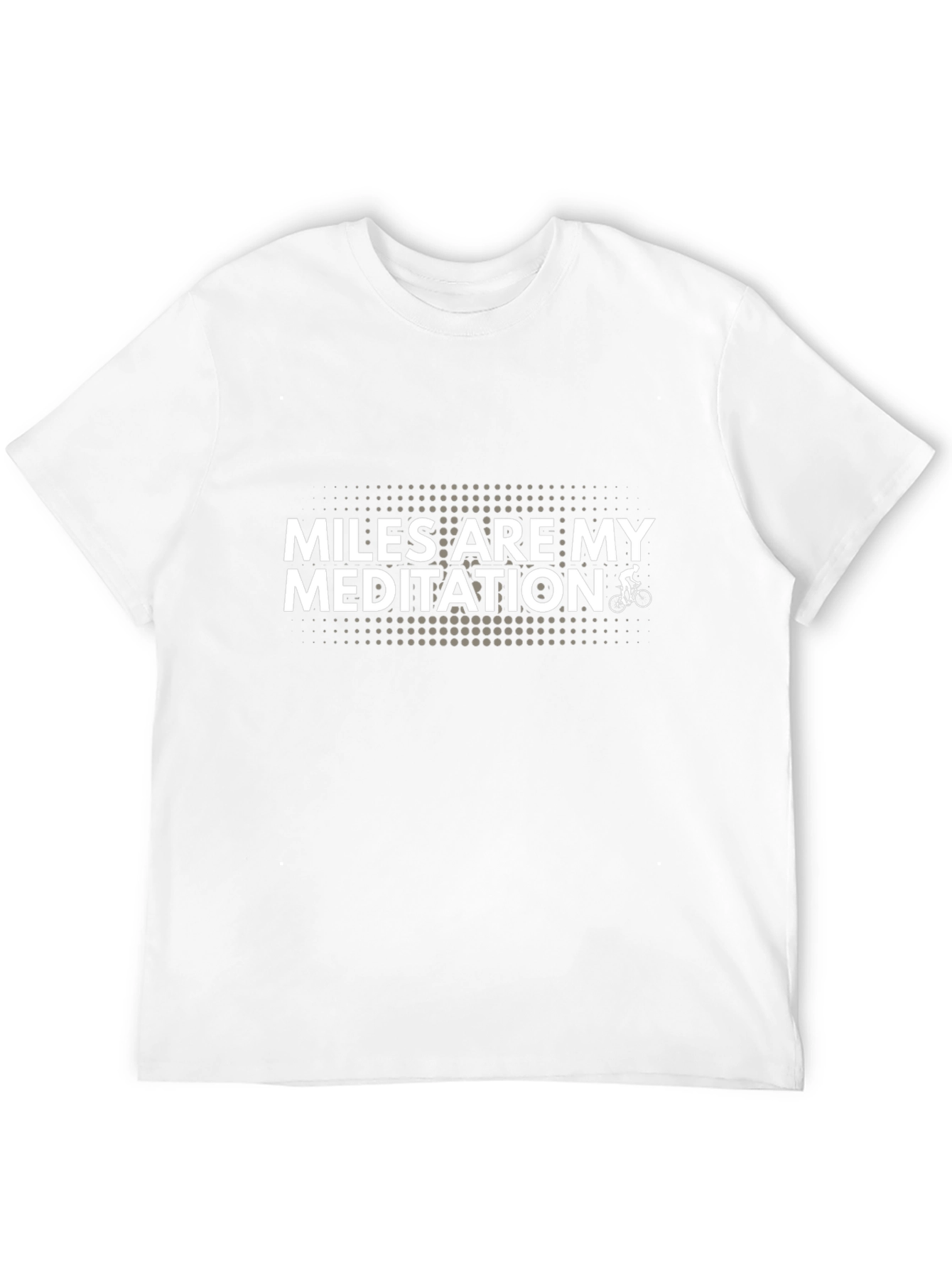Miles Are My Meditation Cycling T-Shirt