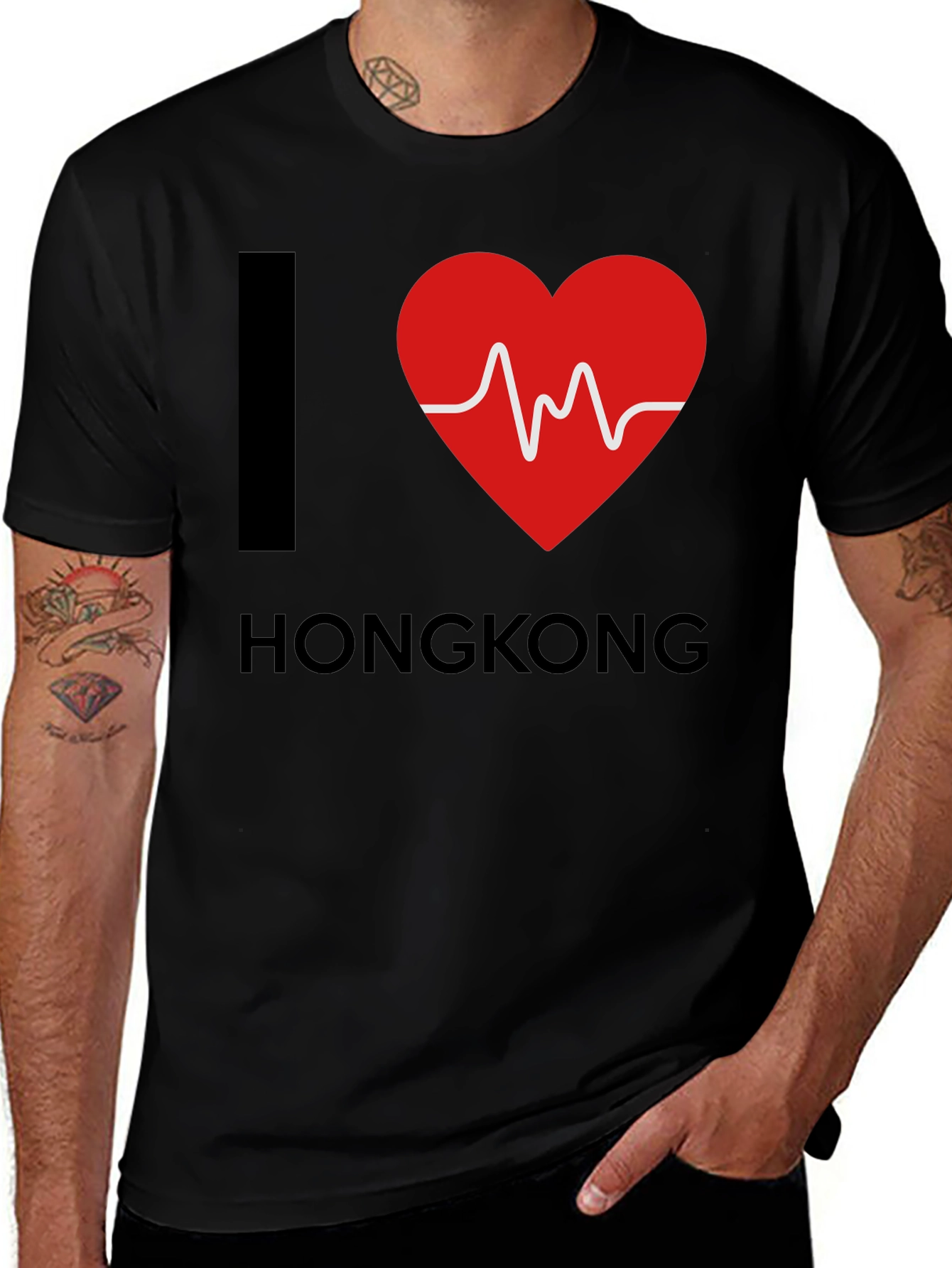 I Heart Hong Kong Graphic Tee - Unisex