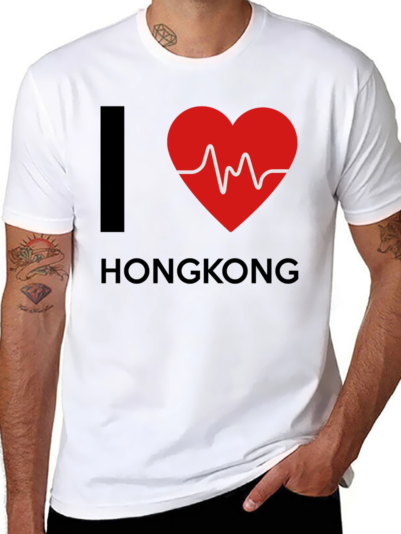 I Heart Hong Kong Graphic Tee - Unisex