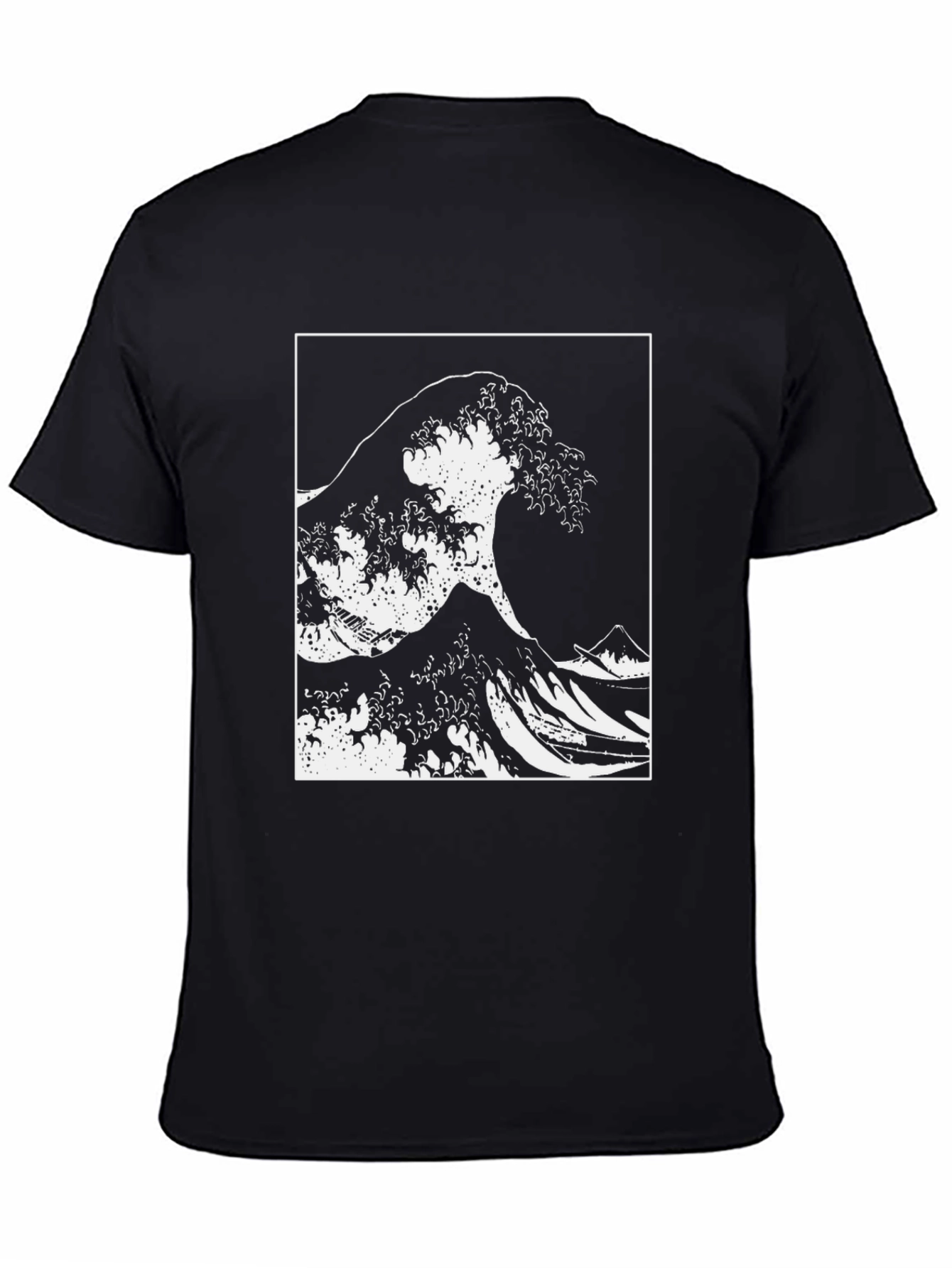 The Great Wave Tee - Black Graphic T-Shirt