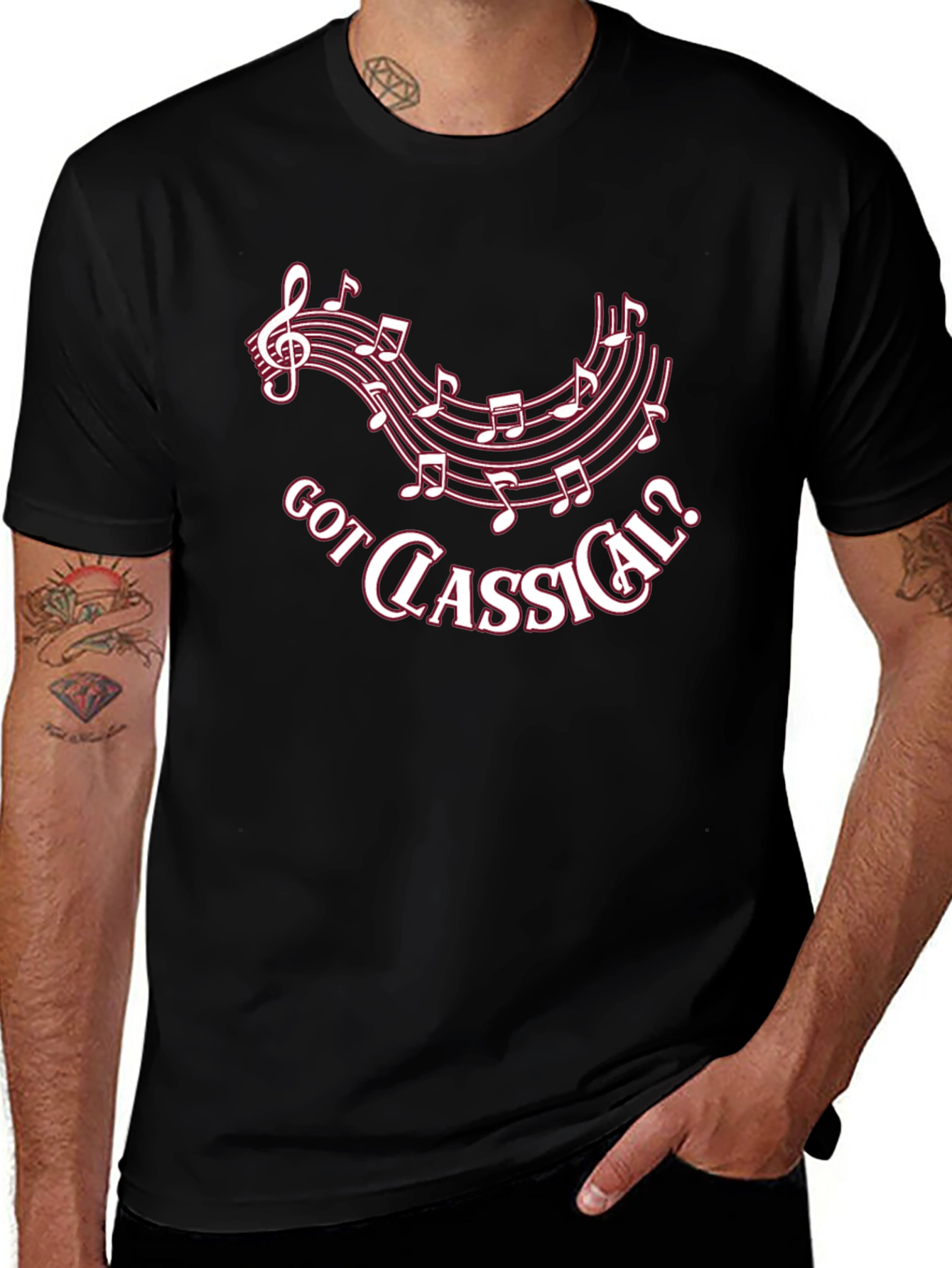 Got Classical? Black Graphic Tee