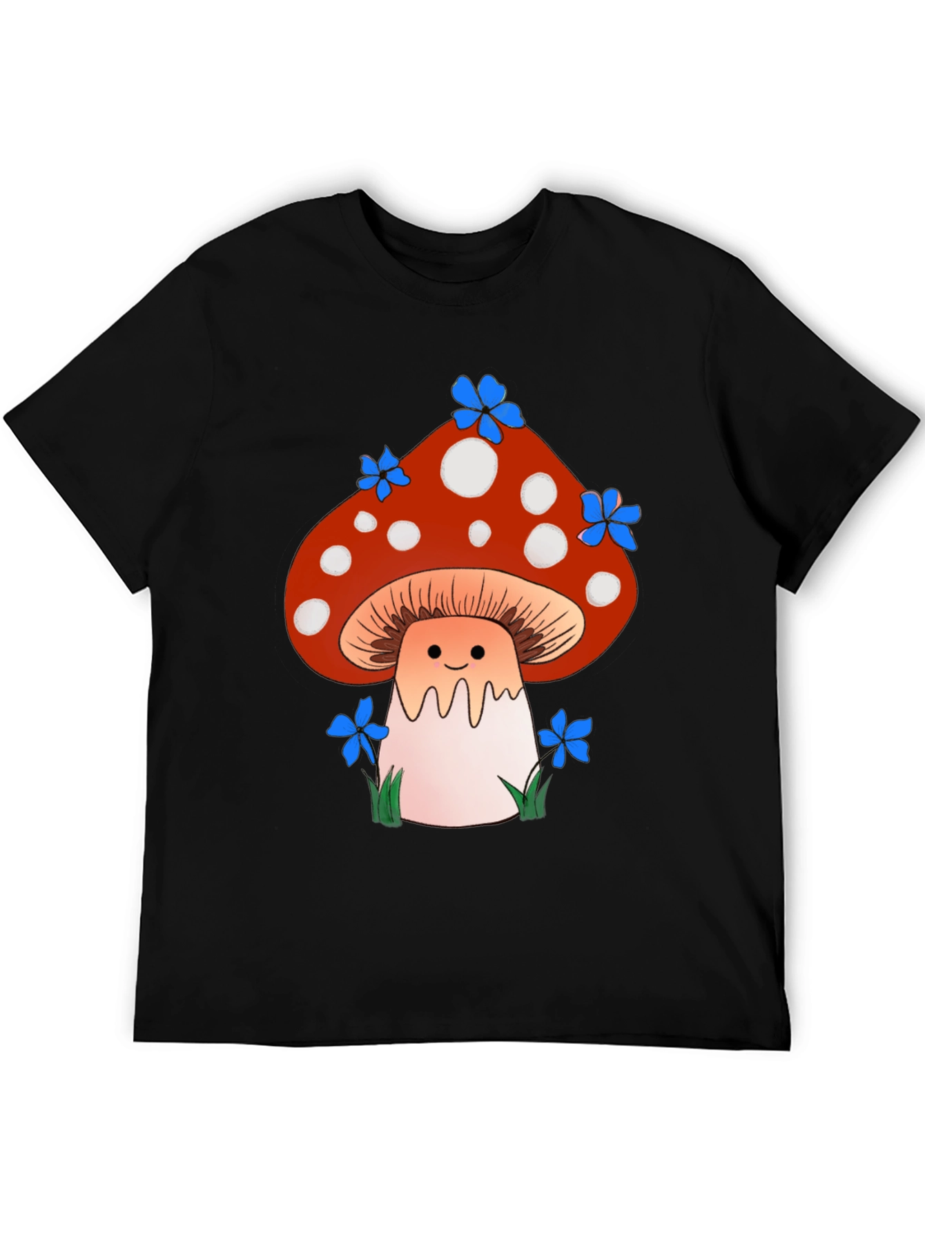 Whimsical Mushroom Graphic T-Shirt - Unisex Cotton Tee