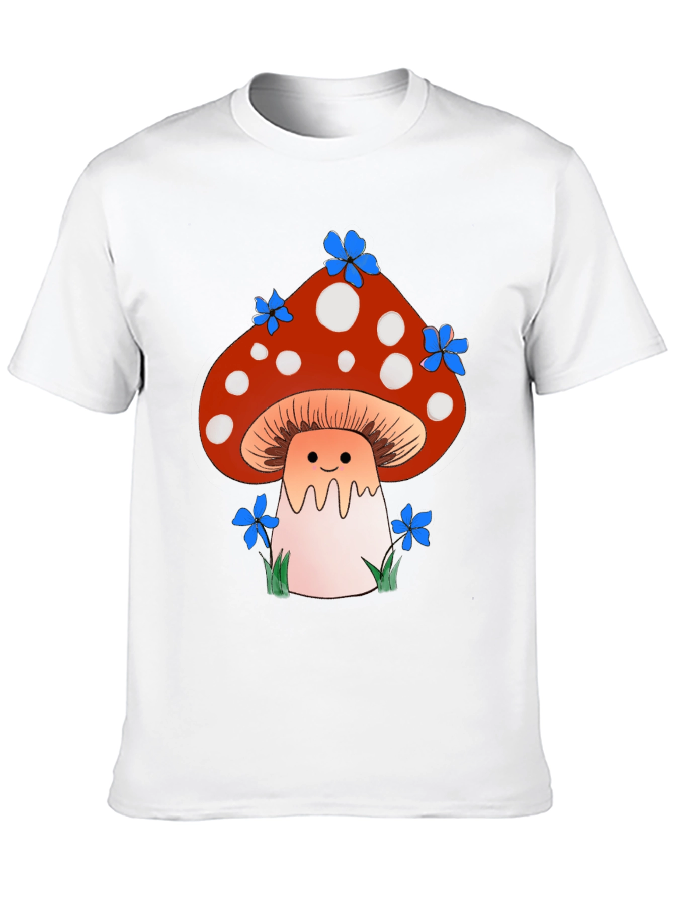 Whimsical Mushroom Graphic T-Shirt - Unisex Cotton Tee