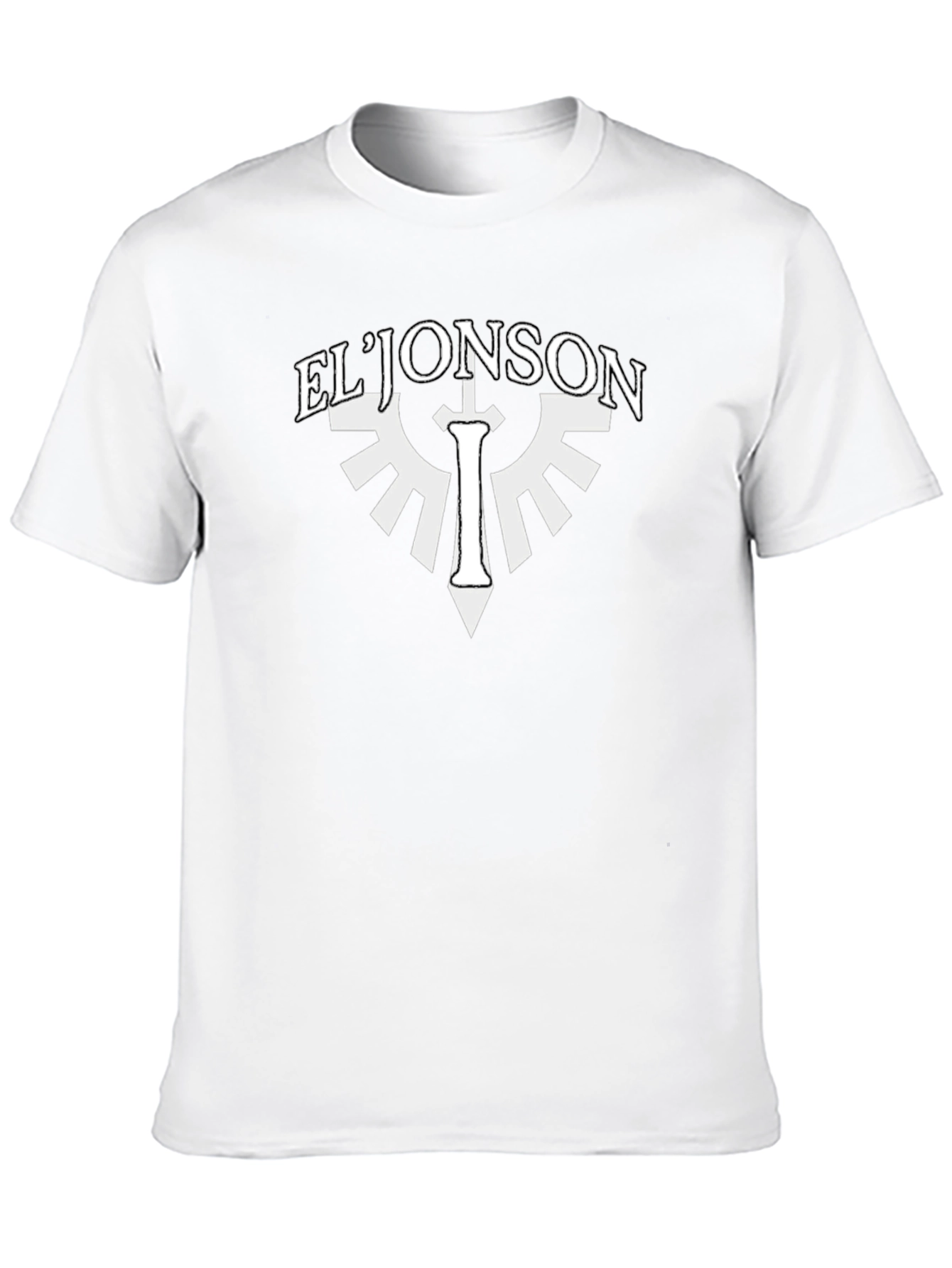El Jonson Black Graphic Tee