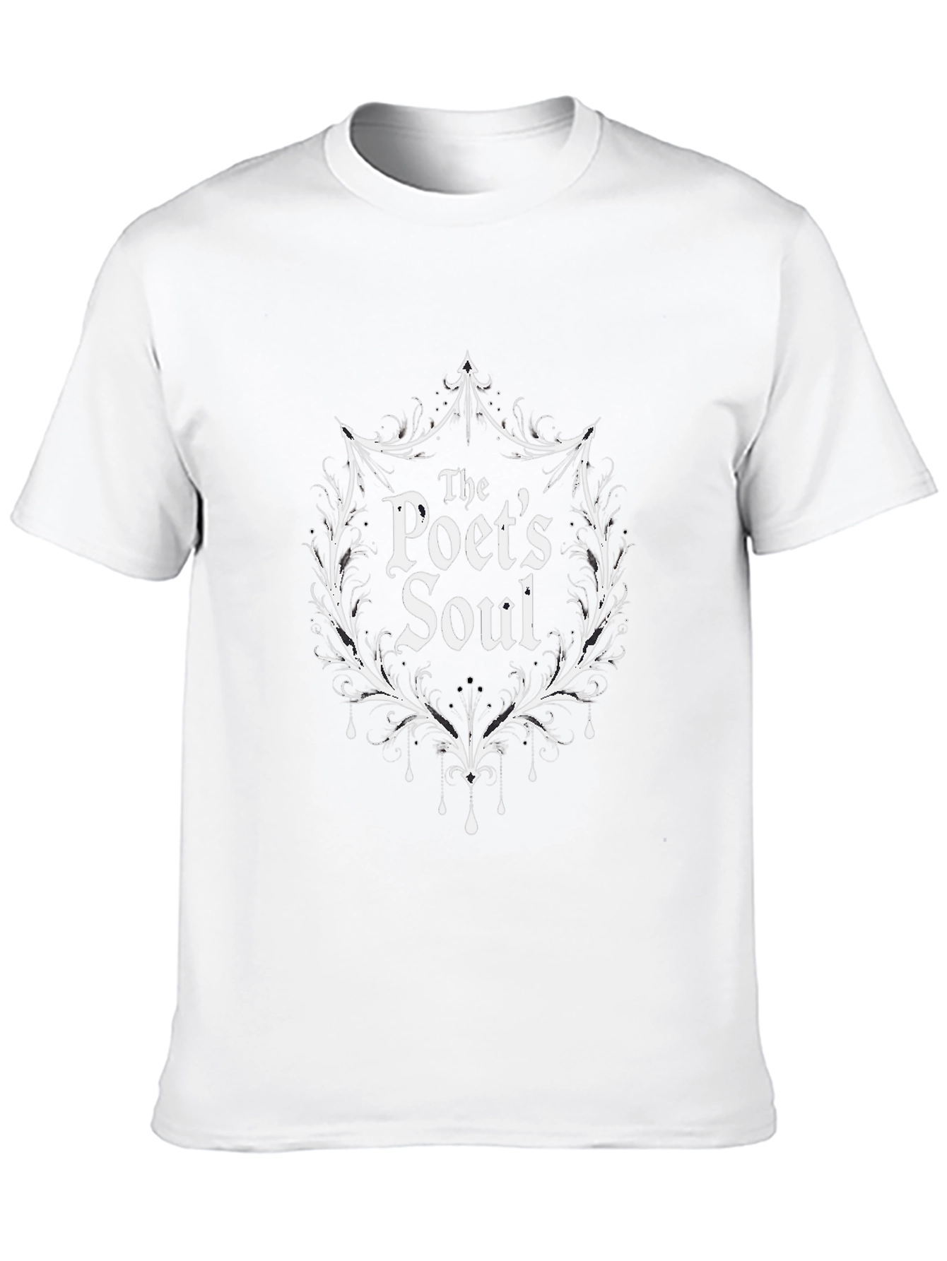 The Poets Soul Black Graphic Tee