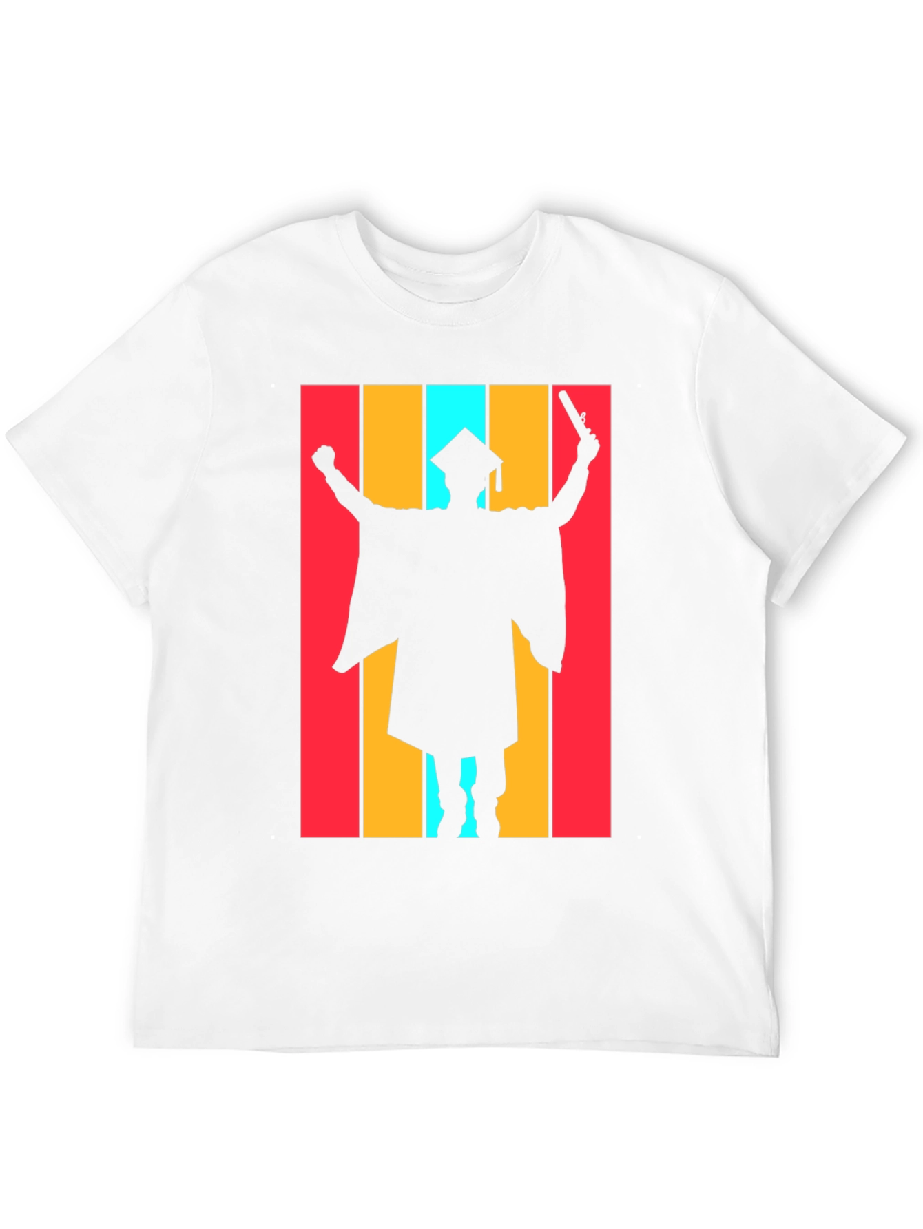Graduation Silhouette Black T-Shirt