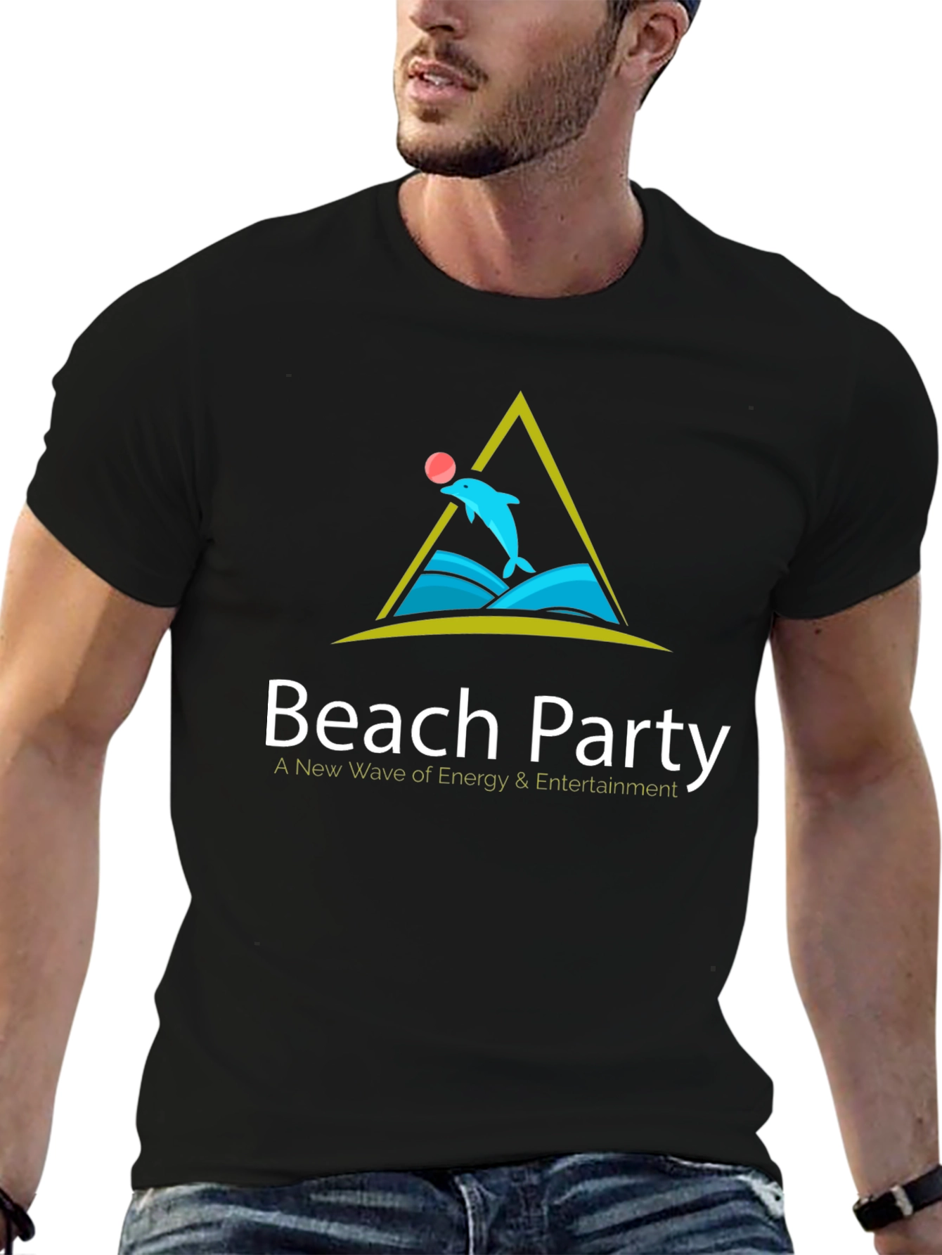 Beach Party T-Shirt: Dolphin Design
