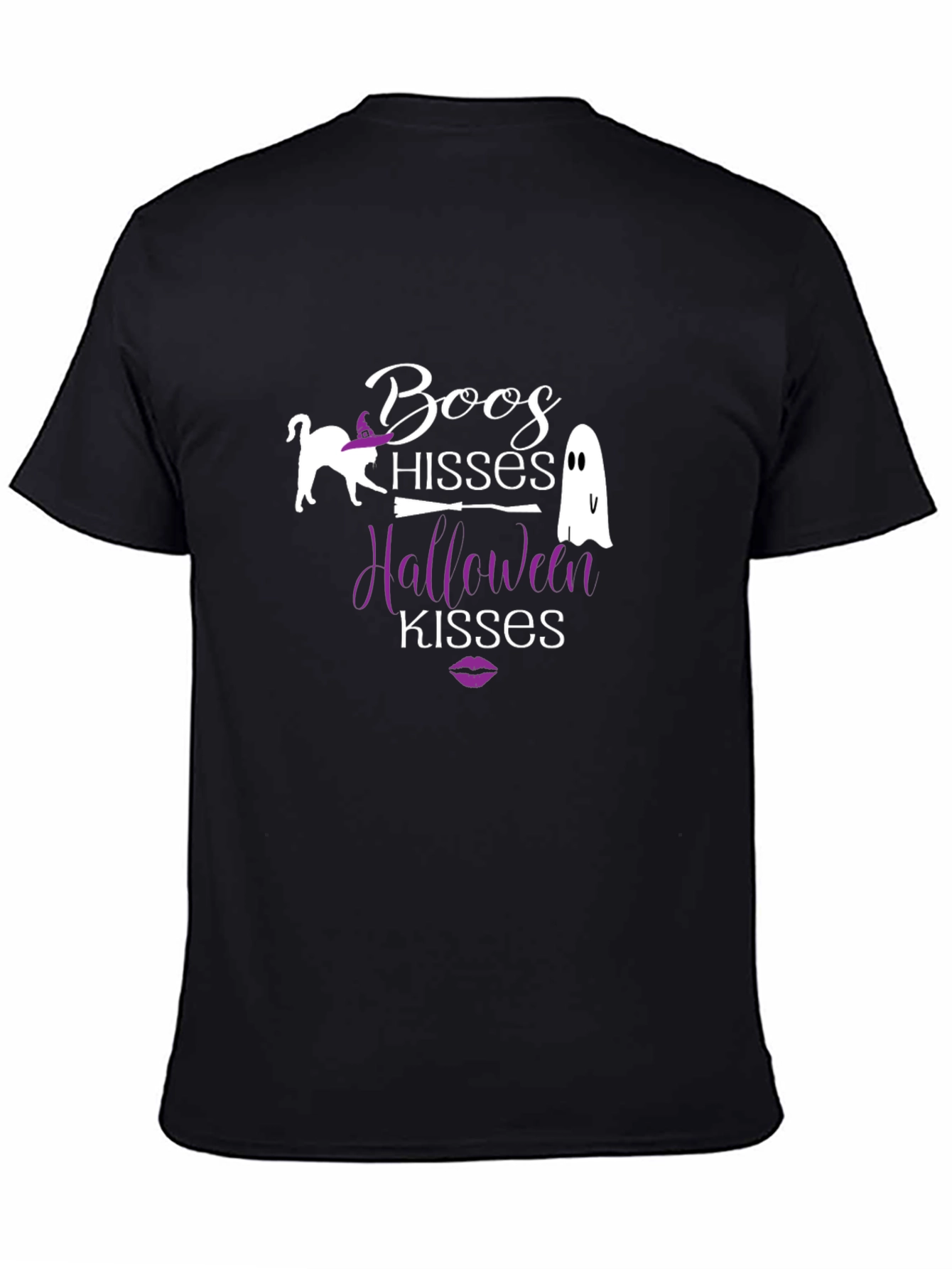 Halloween T-Shirt: Boos Hisses Kisses - Spooky Season Tee