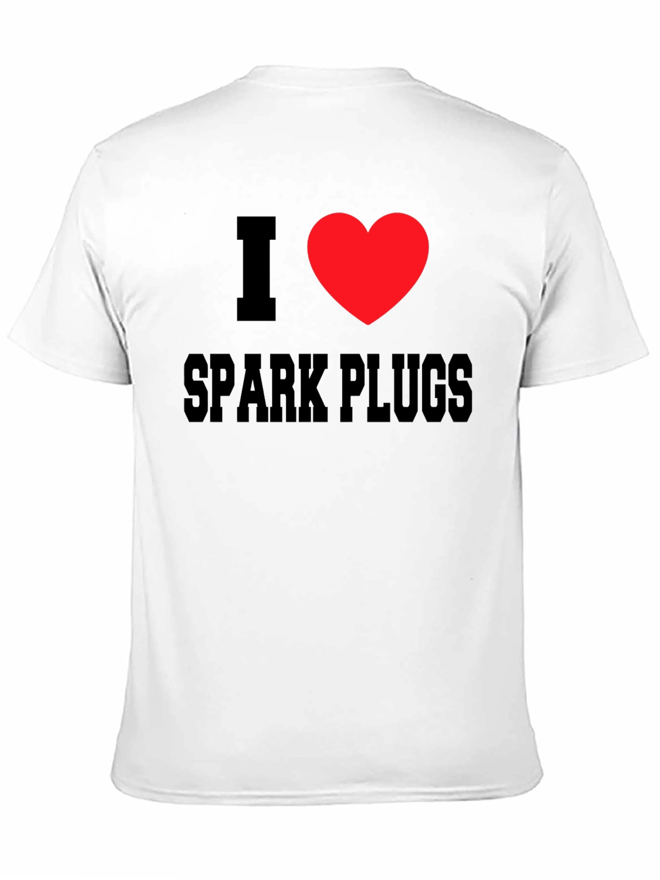 I Love Spark Plugs T-Shirt - Black