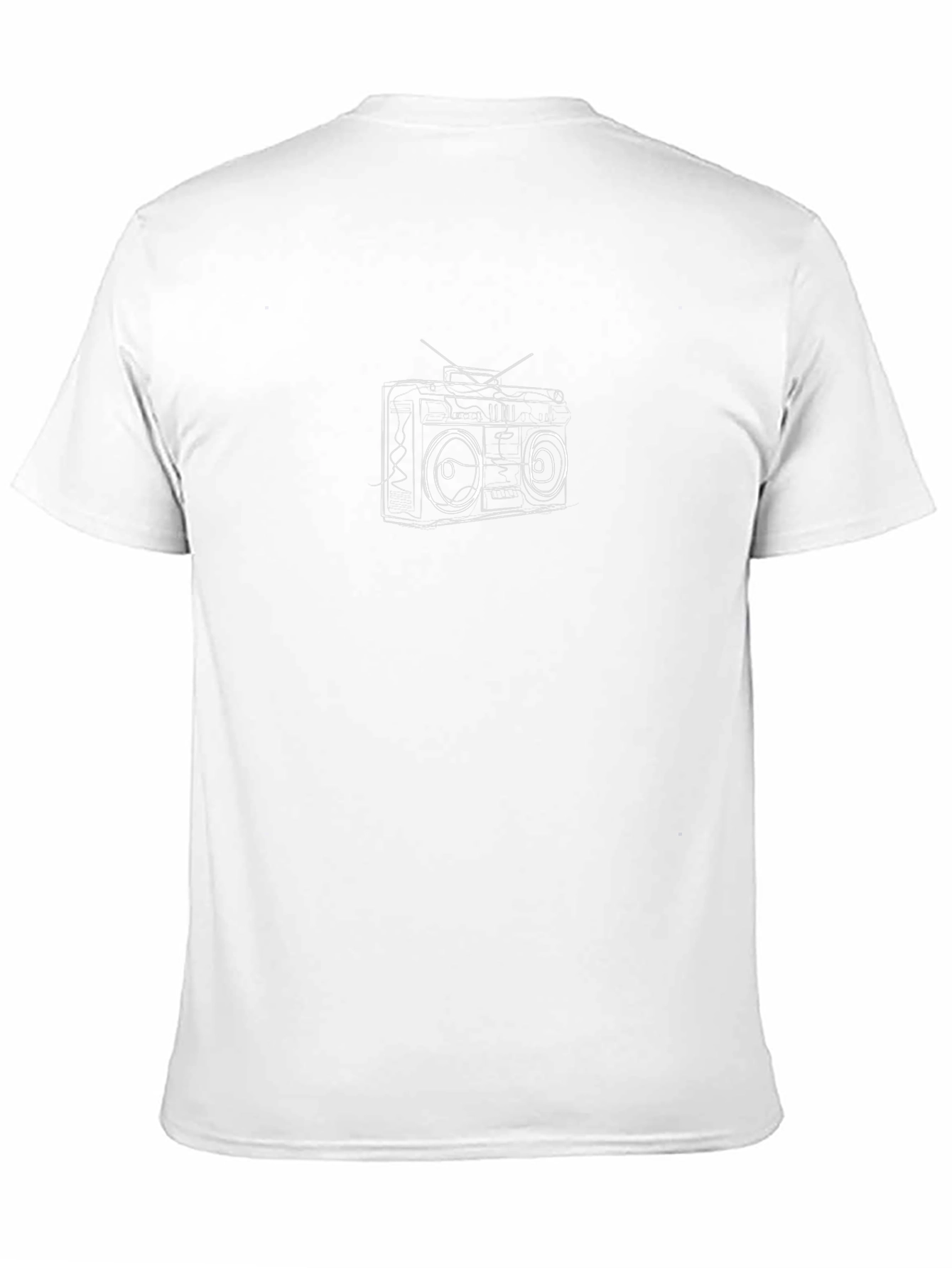 Retro Radio Graphic Tee - Cool Casual Style