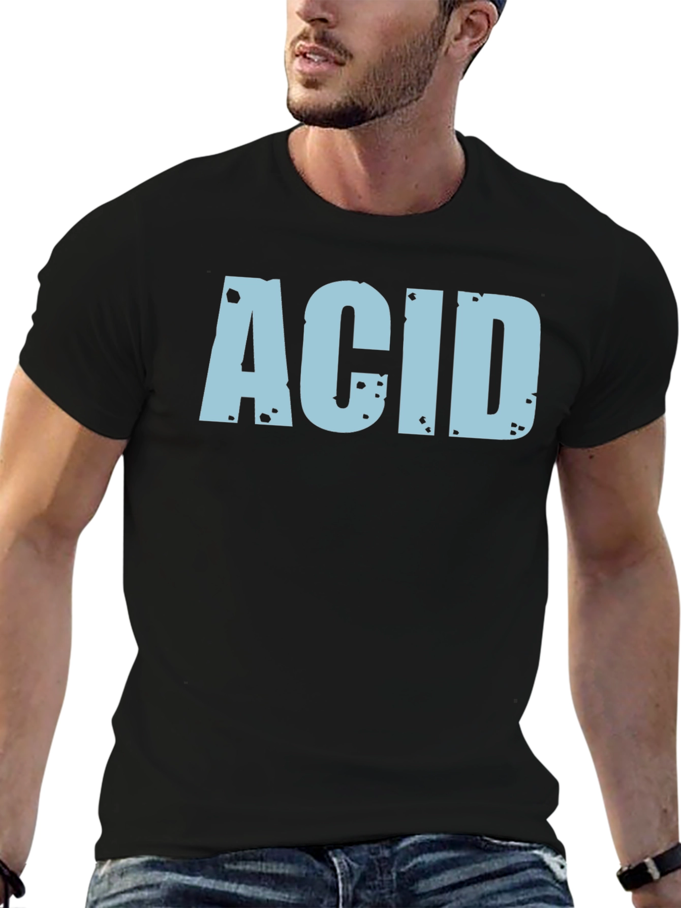 ACID Graphic Tee - Distressed Print