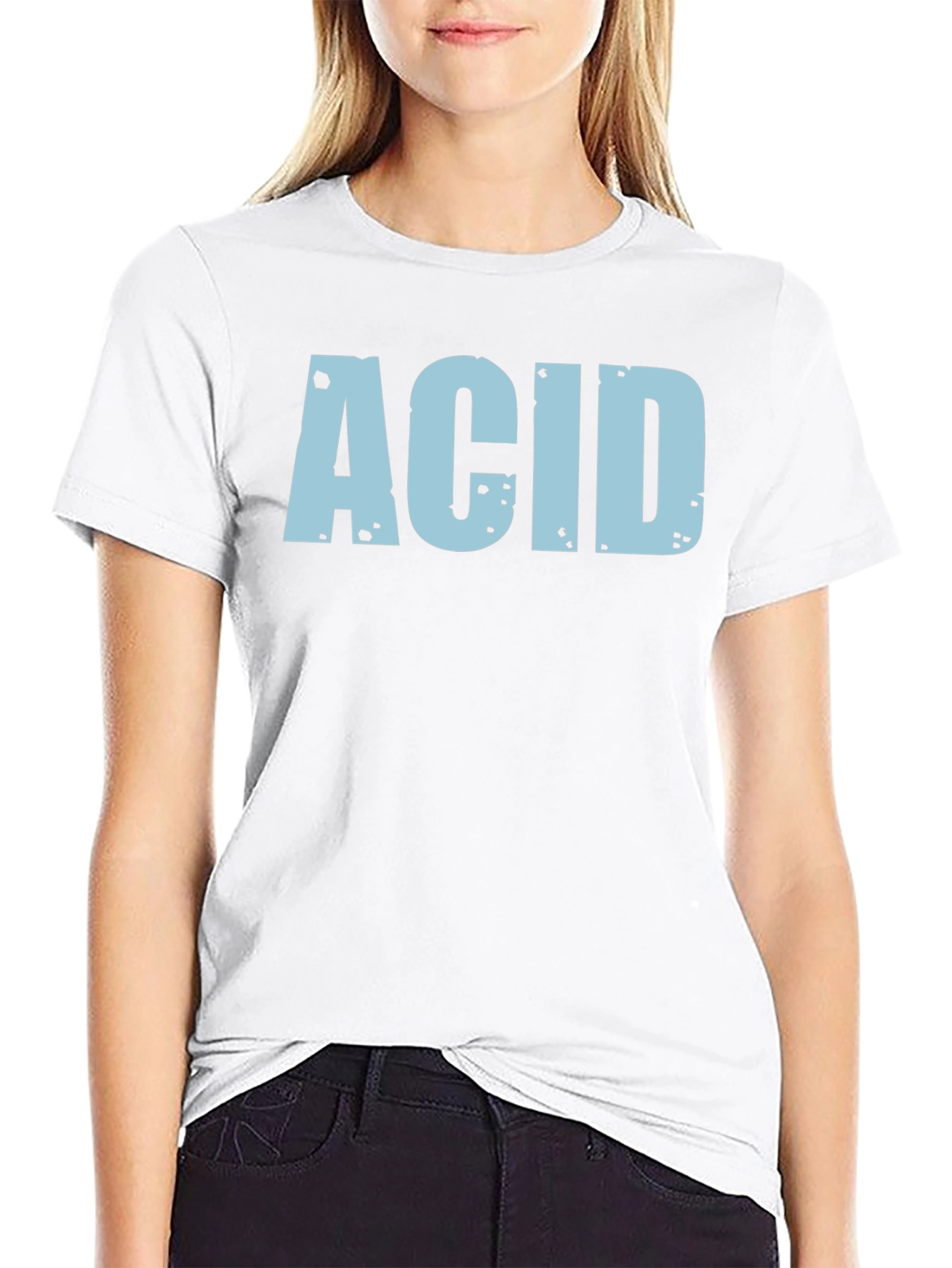 ACID Graphic Tee - Distressed Print