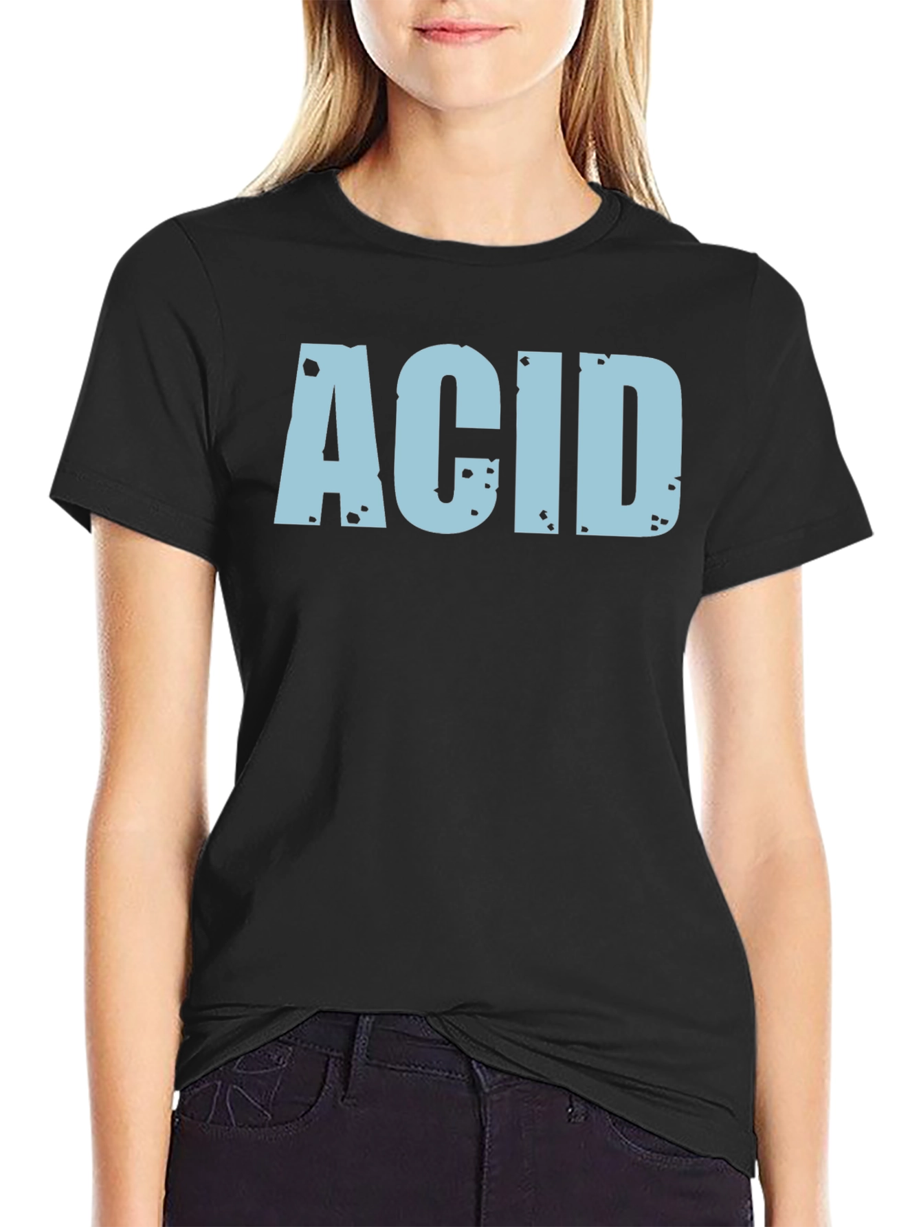 ACID Graphic Tee - Distressed Print