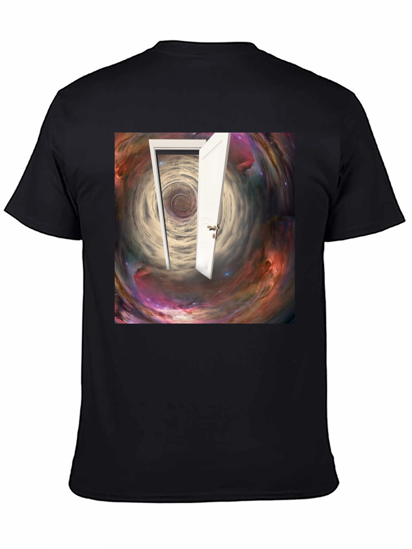 Surreal Doorway Galaxy Graphic T-Shirt