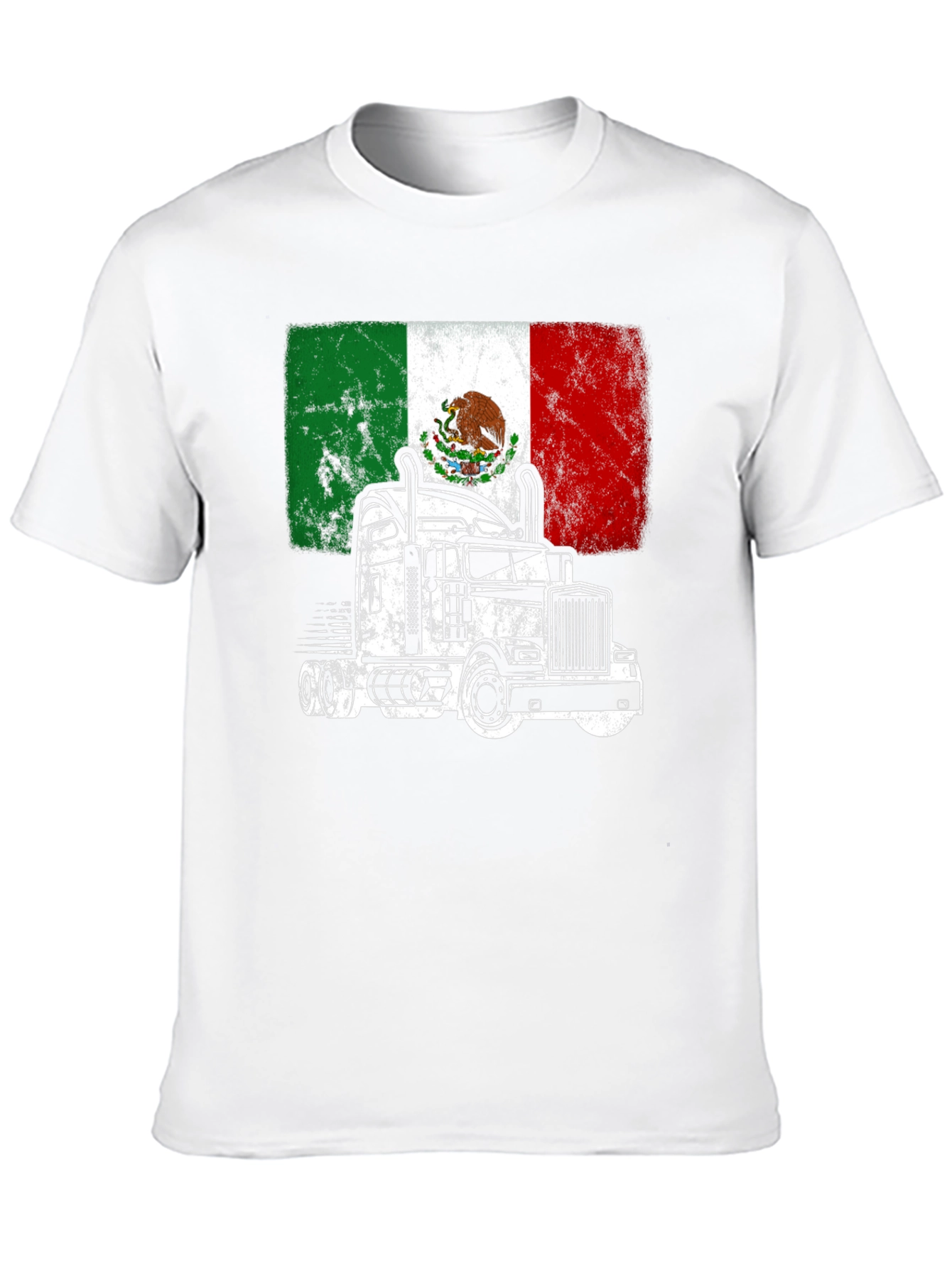 Mexico Trucker T-Shirt - Black Cotton Tee