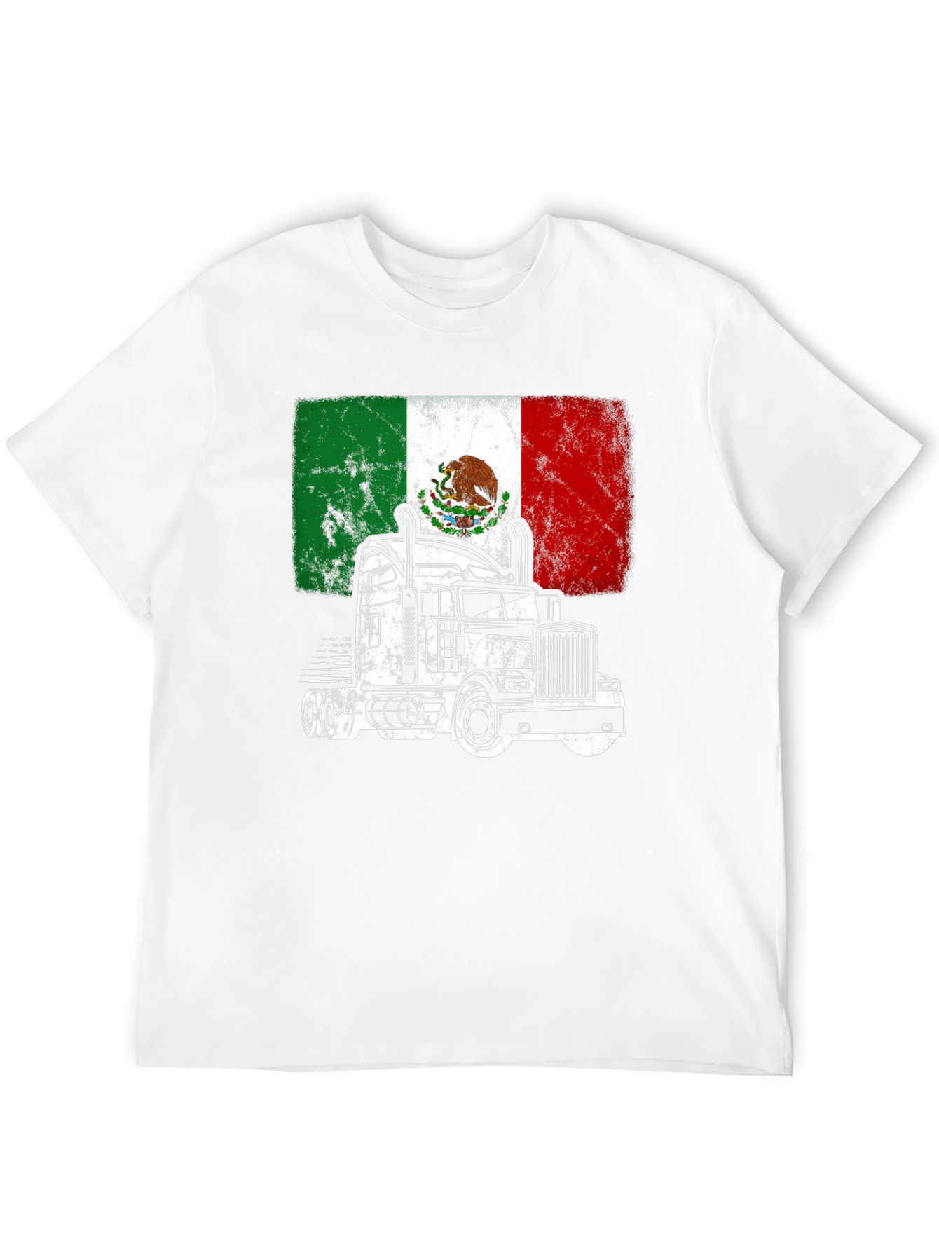 Mexico Trucker T-Shirt - Black Cotton Tee