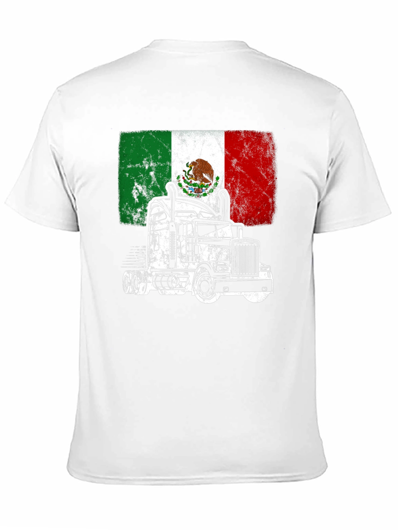 Mexico Trucker T-Shirt - Black Cotton Tee