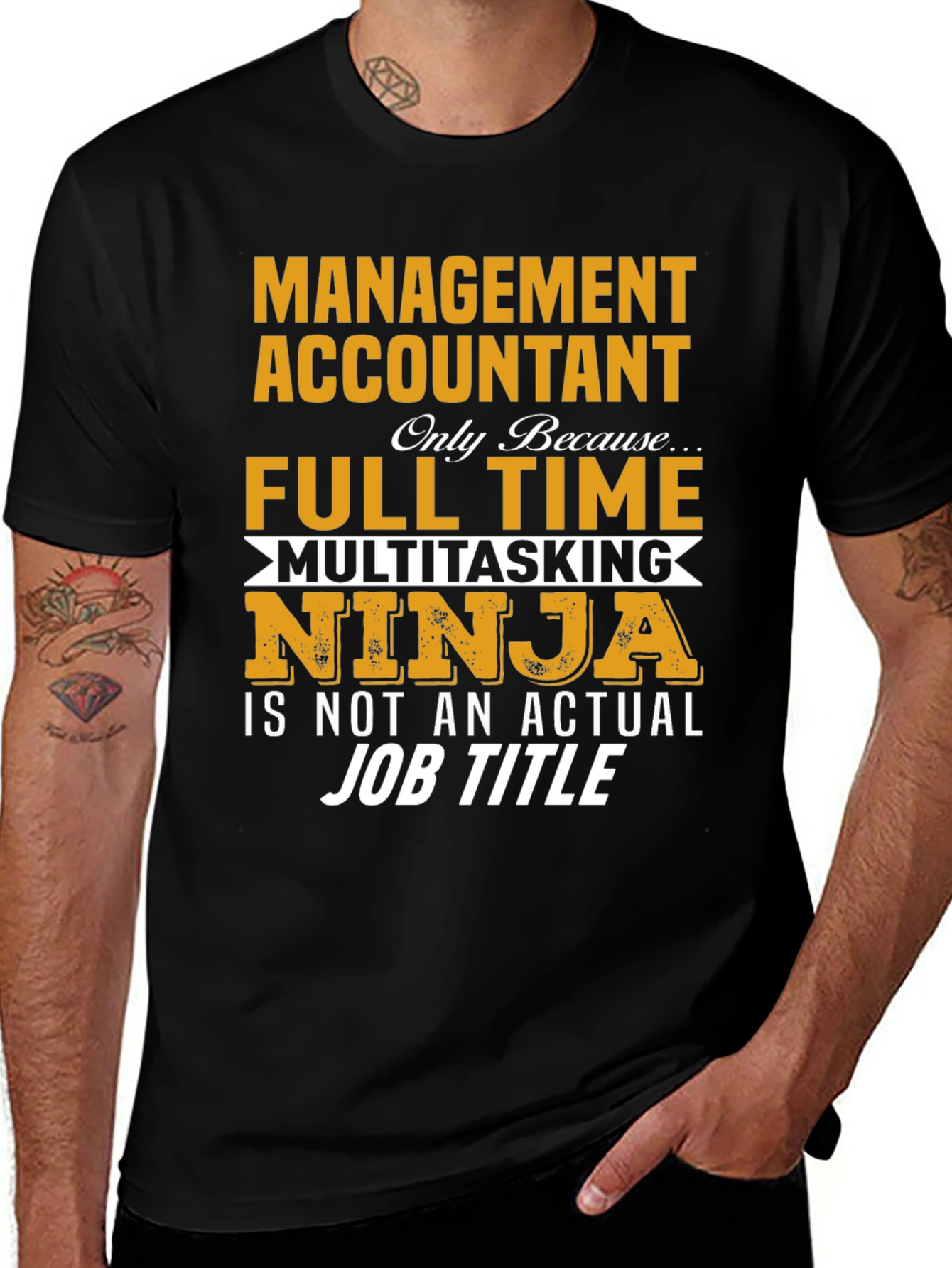 Management Accountant T-Shirt - Full Time Ninja