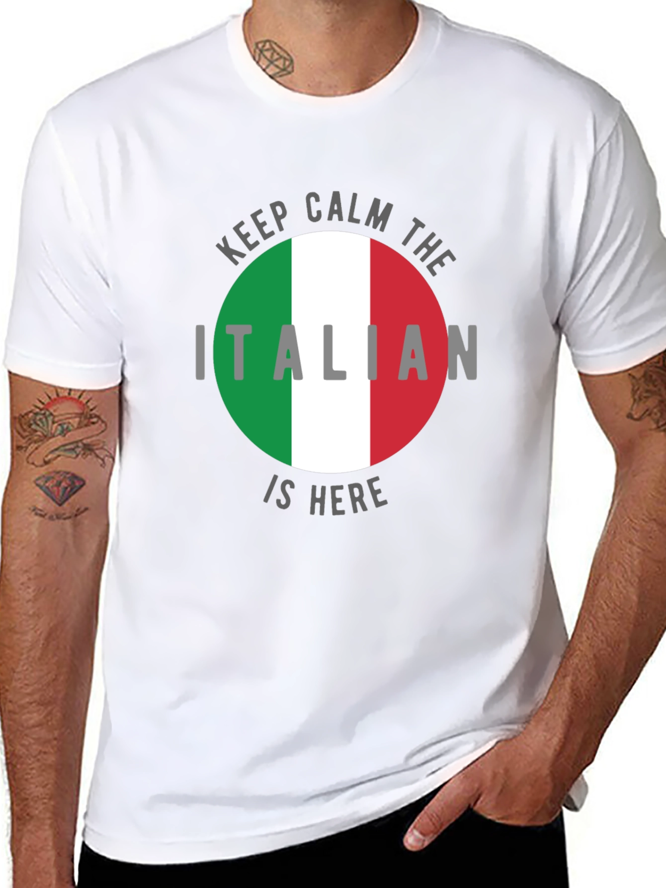 Keep Calm Italian is Here T-Shirt