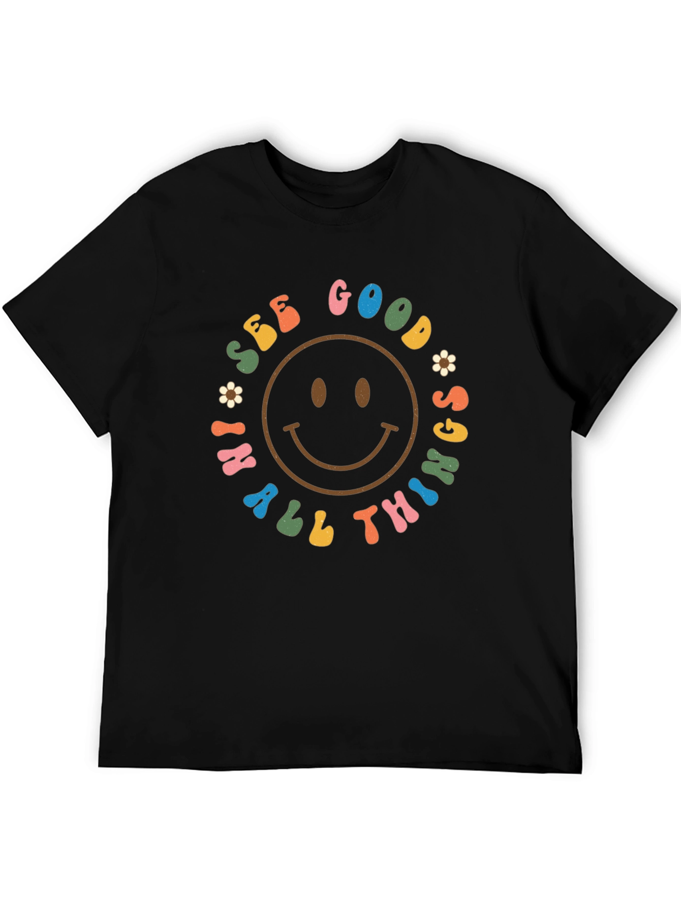 See Good in All Things Smiley Face T-Shirt