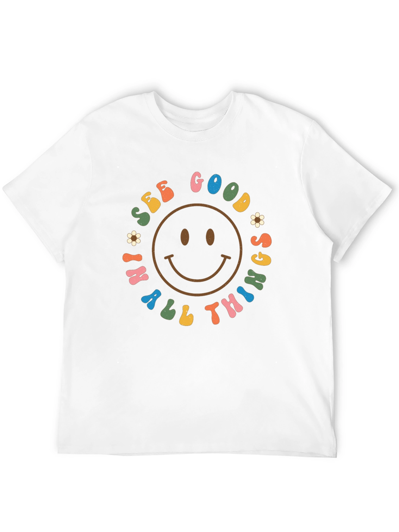 See Good in All Things Smiley Face T-Shirt