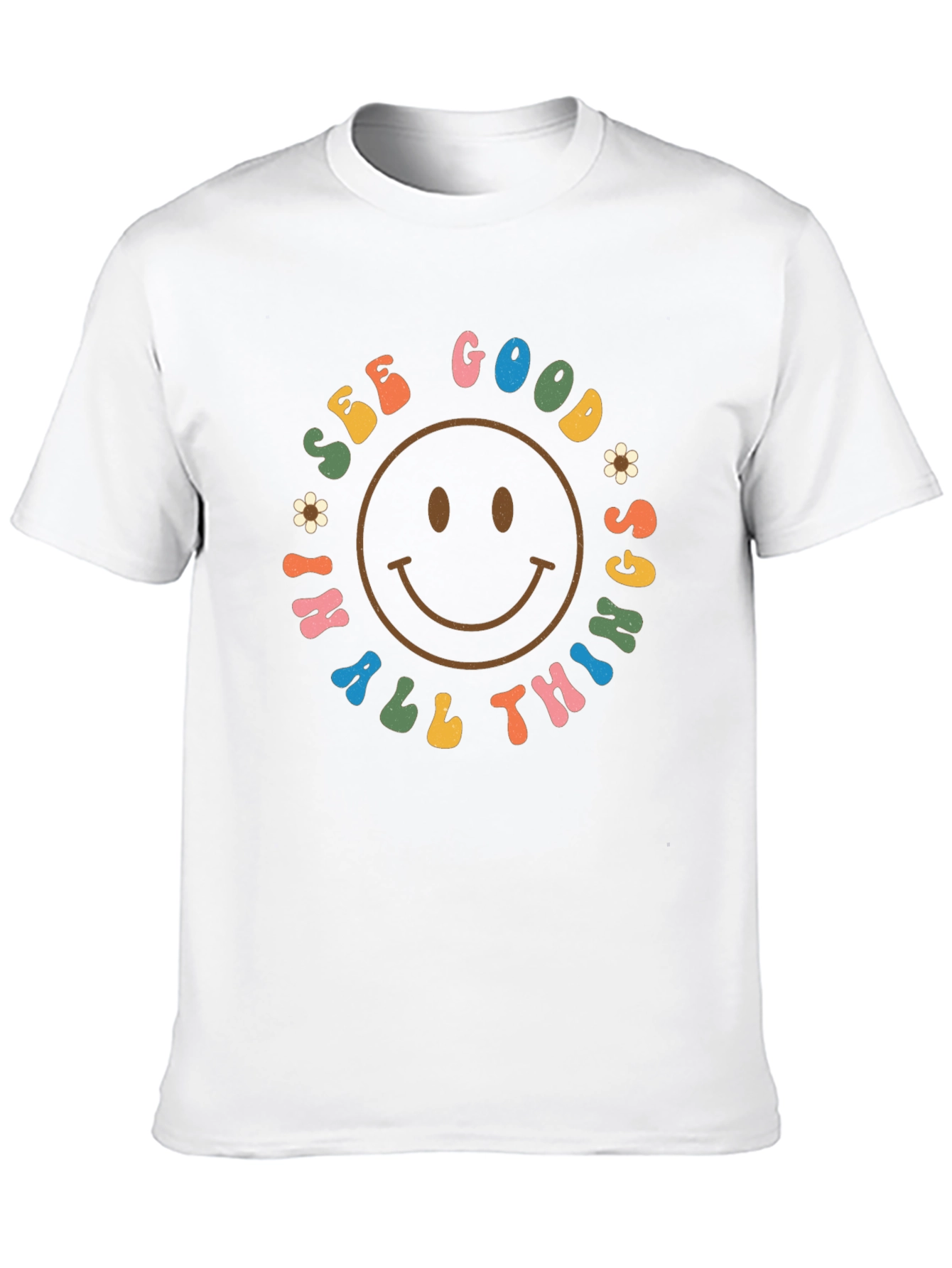 See Good in All Things Smiley Face T-Shirt
