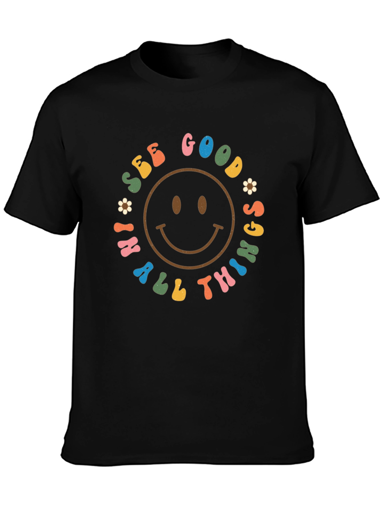 See Good in All Things Smiley Face T-Shirt