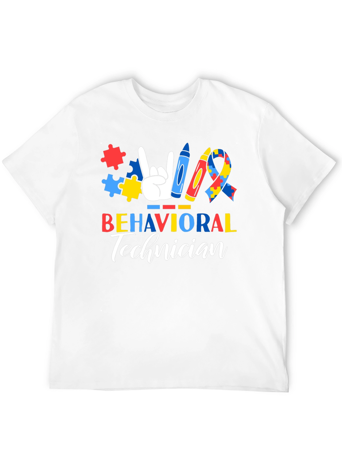 Behavioral Technician Autism Awareness T-Shirt