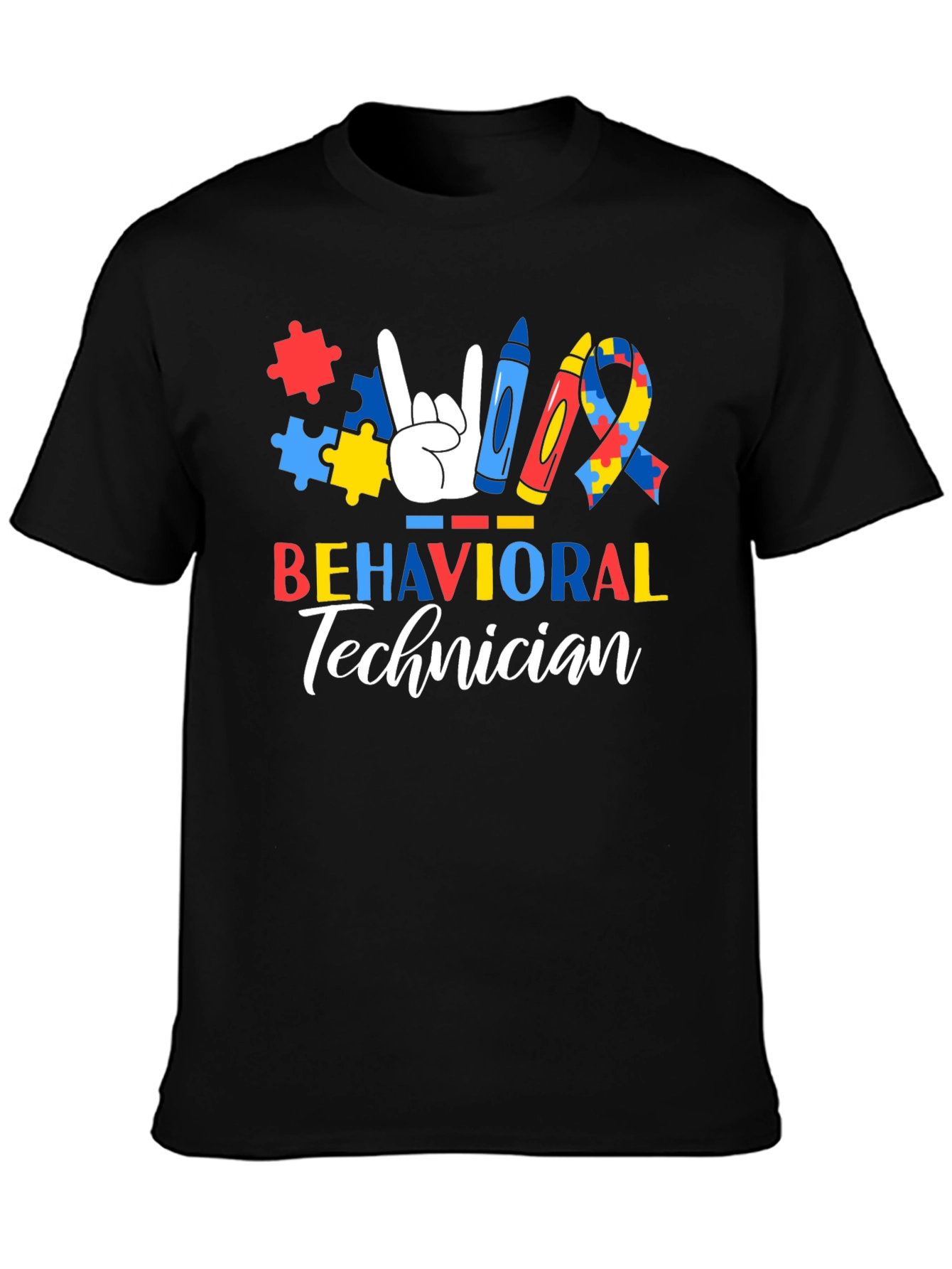 Behavioral Technician Autism Awareness T-Shirt