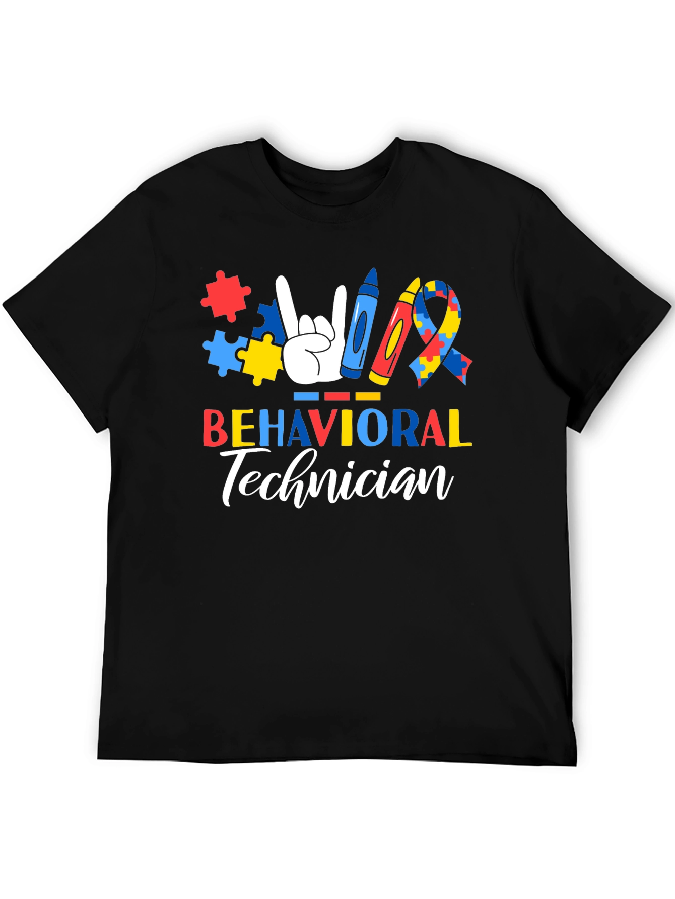 Behavioral Technician Autism Awareness T-Shirt