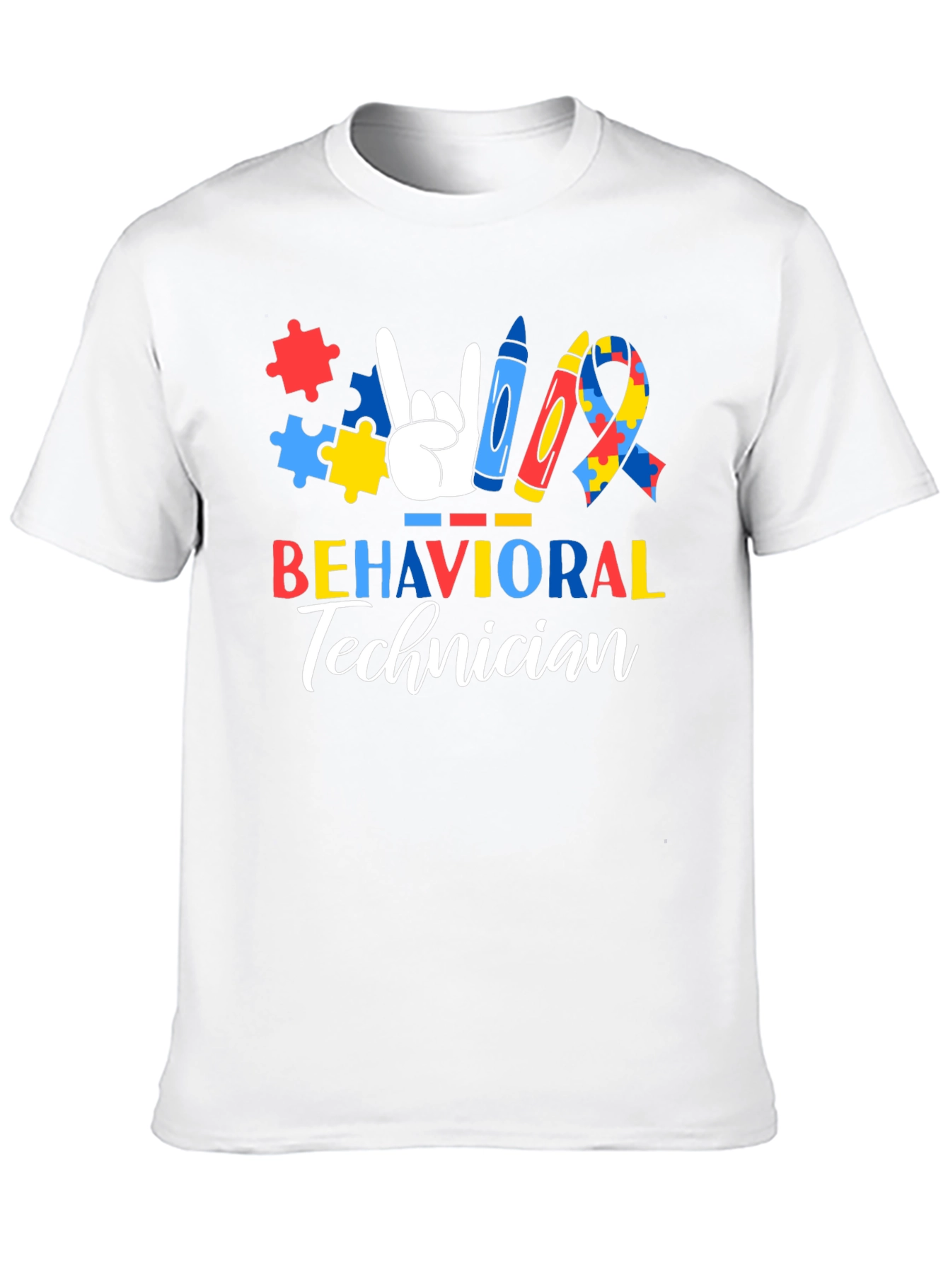 Behavioral Technician Autism Awareness T-Shirt