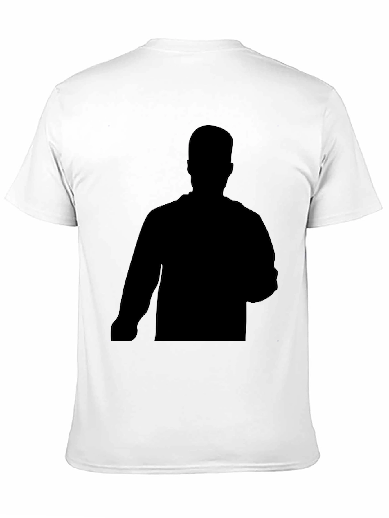 Mens Graphic T-Shirt - Black Silhouette Design