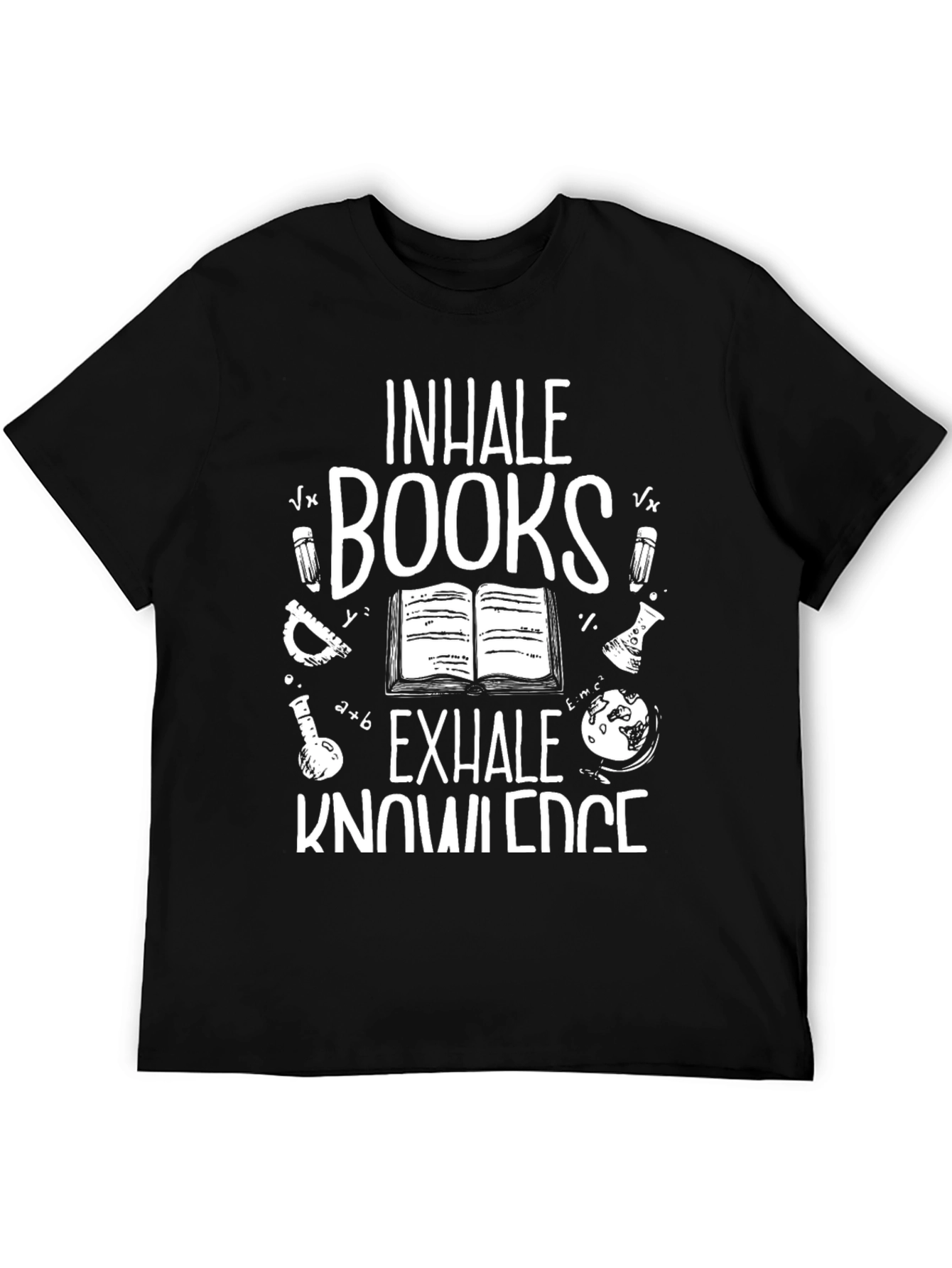 Inhale Books Exhale Knowledge T-Shirt