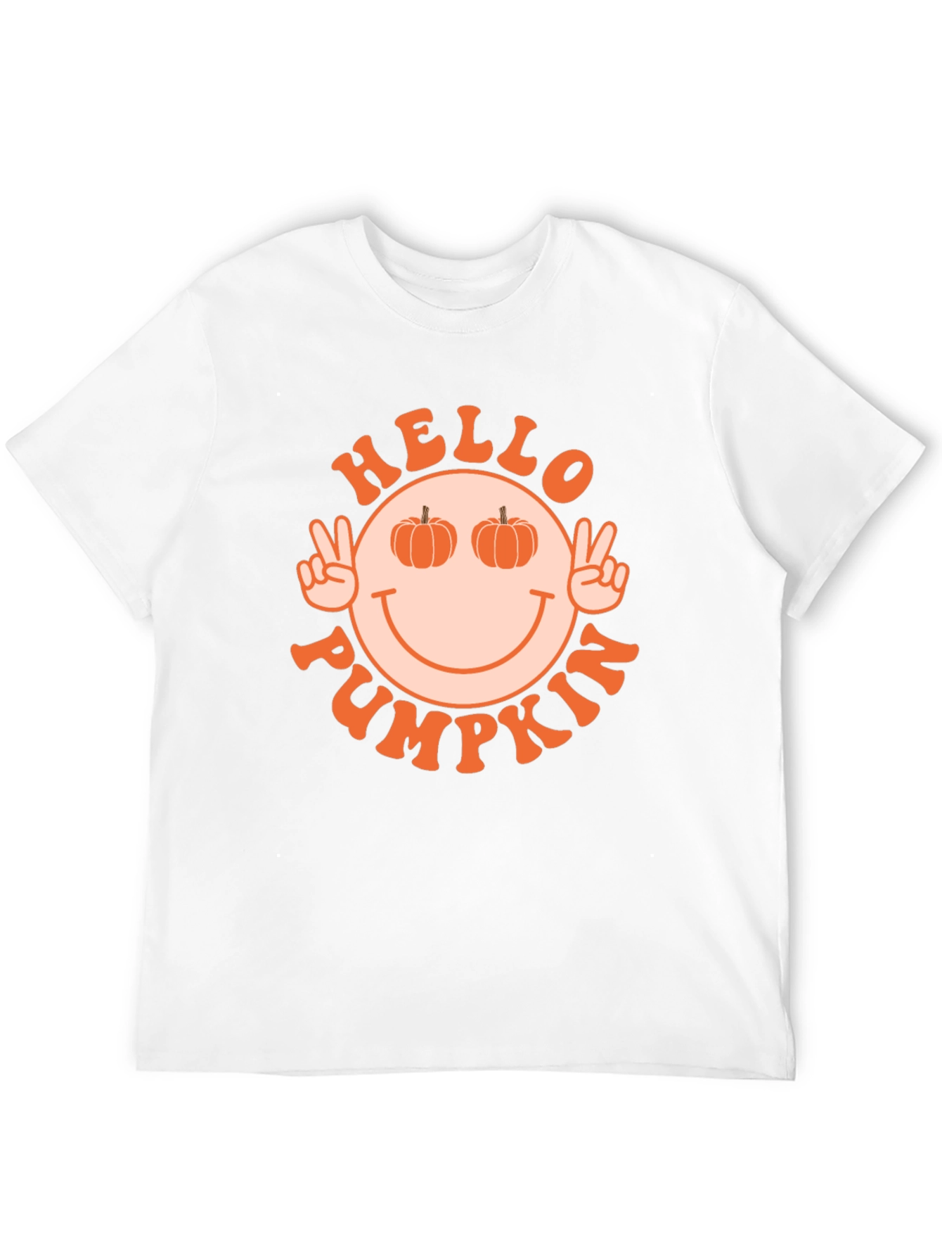 Hello Pumpkin T-Shirt - Autumn Vibes